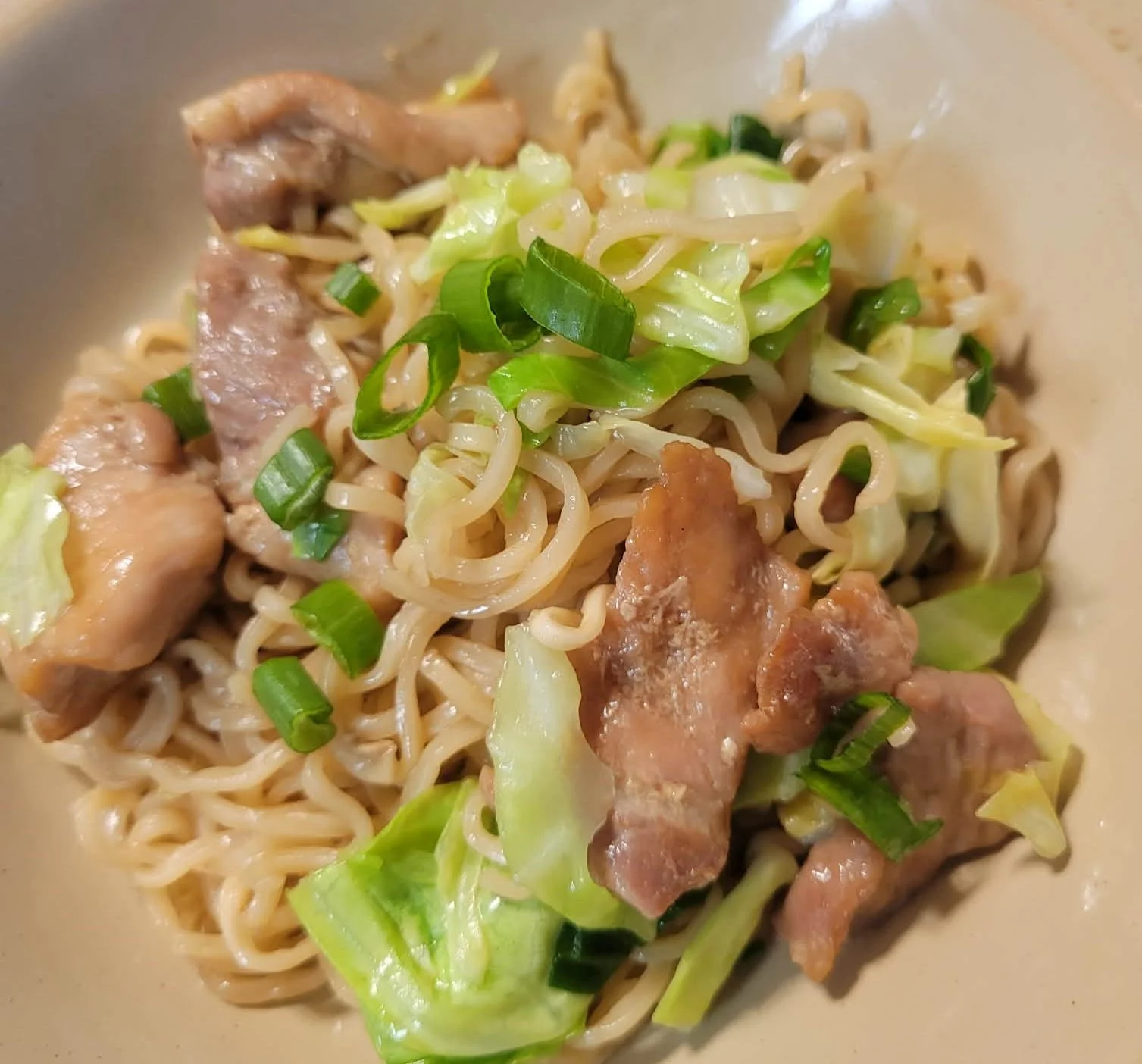 Ramen with Pork and Cabbage 