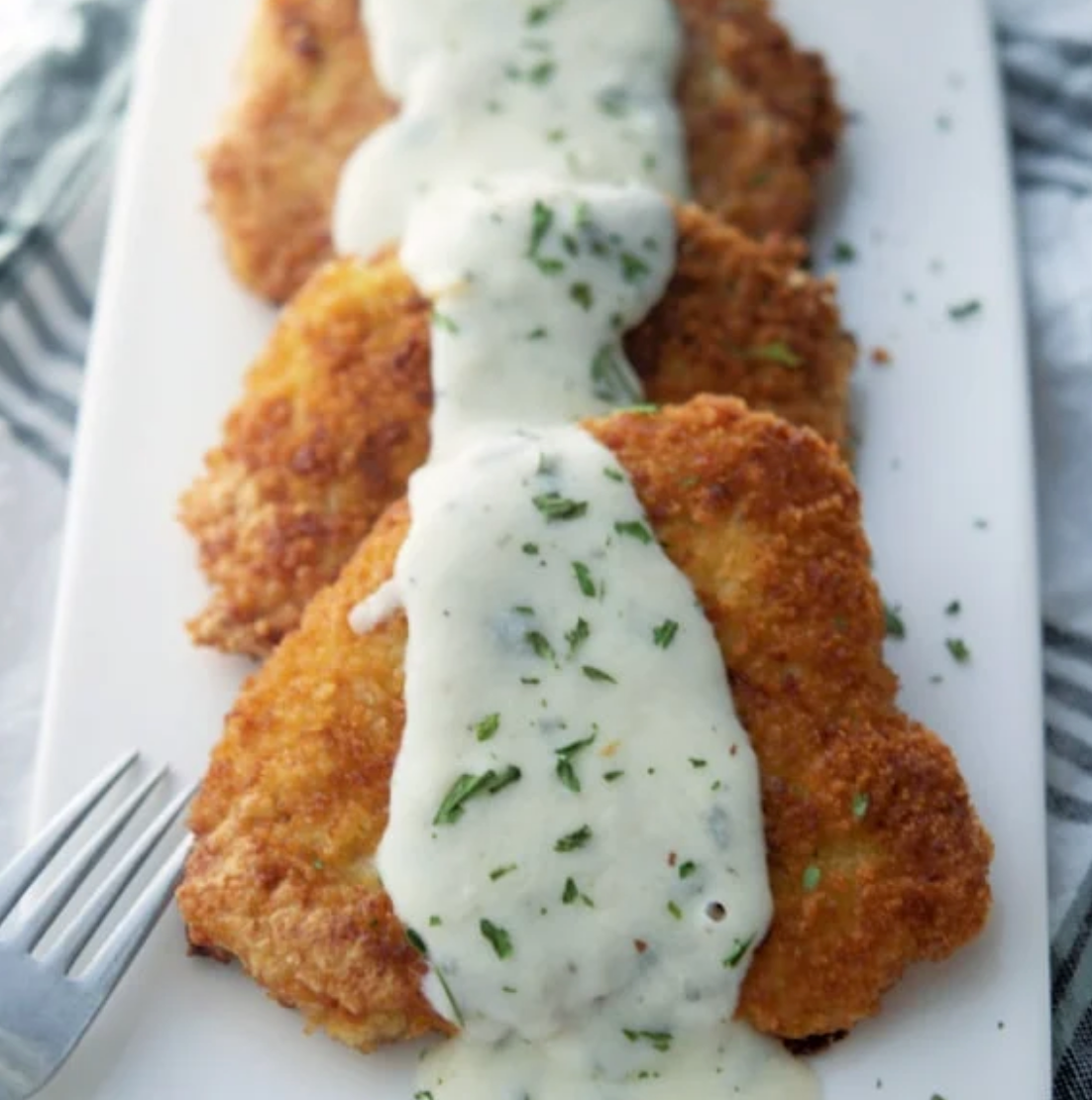 Pork Scallopini with Lemon Cream Sauce