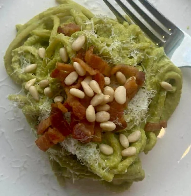 Pea Pesto Bucatini