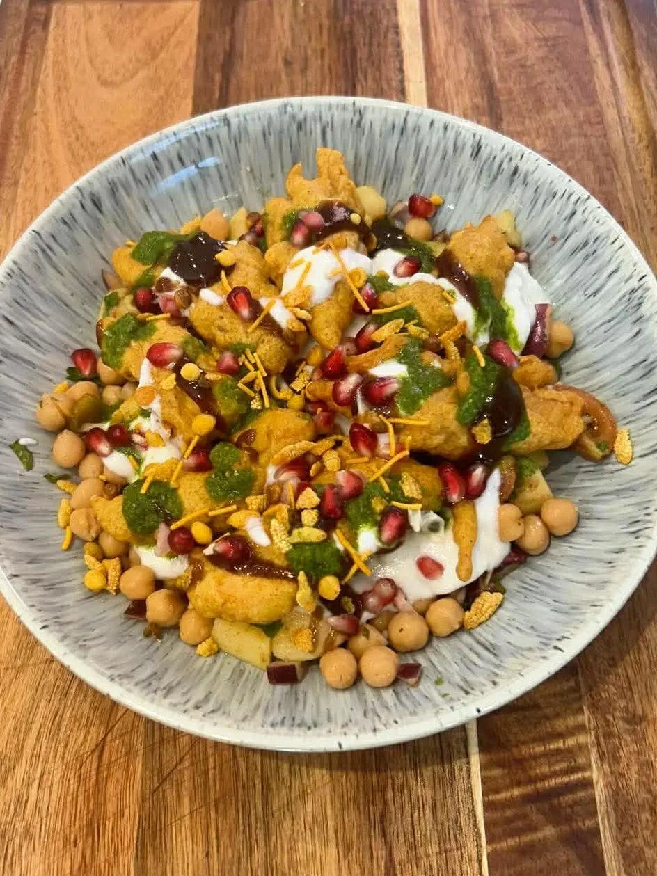 YorkshireIndian Chicken Pakora Loaded Chaat