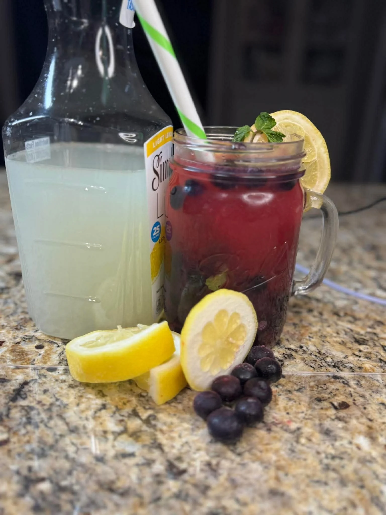 Blueberry Lemonade Cooler