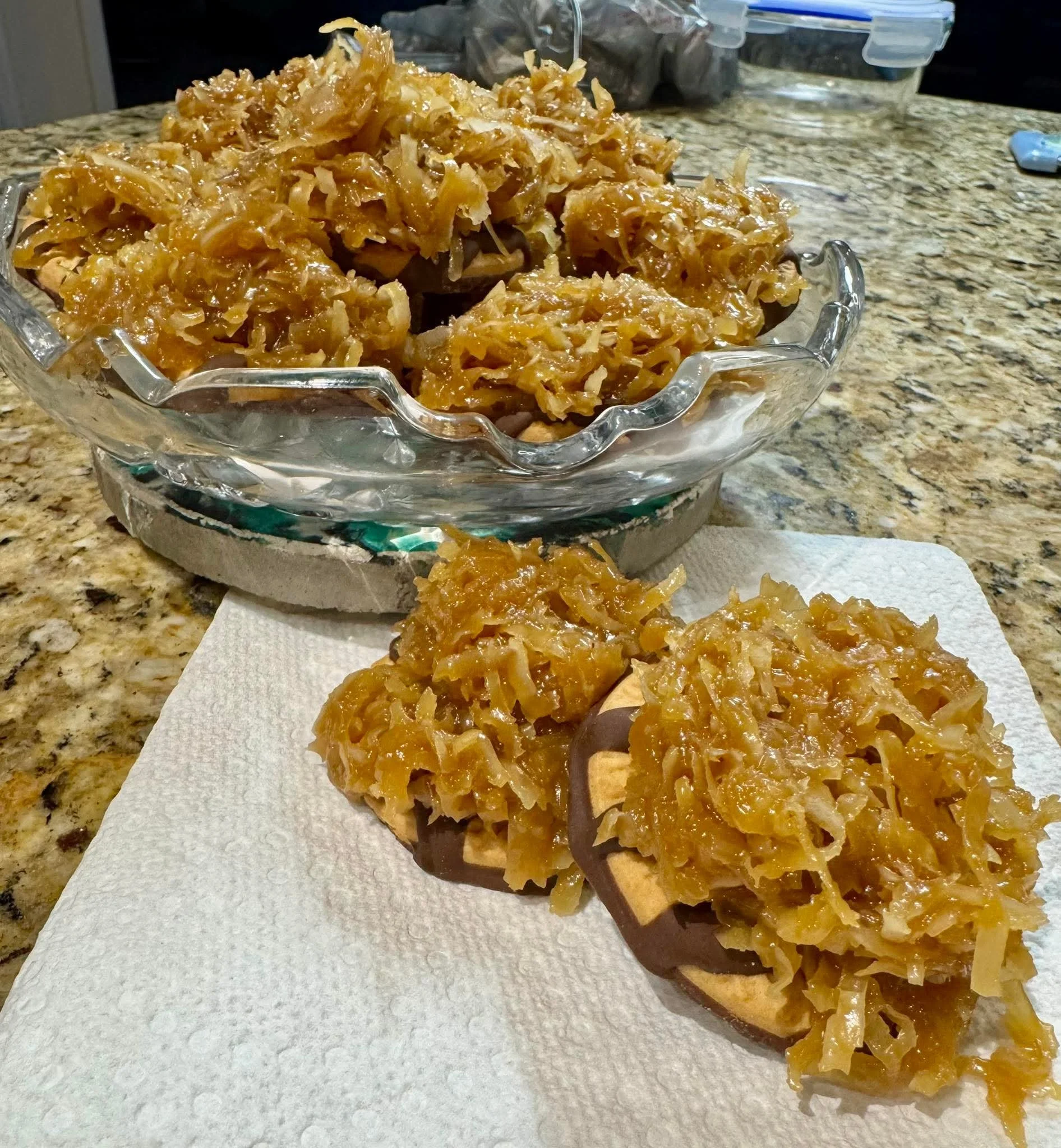 Caramel Coconut Cookie Delights