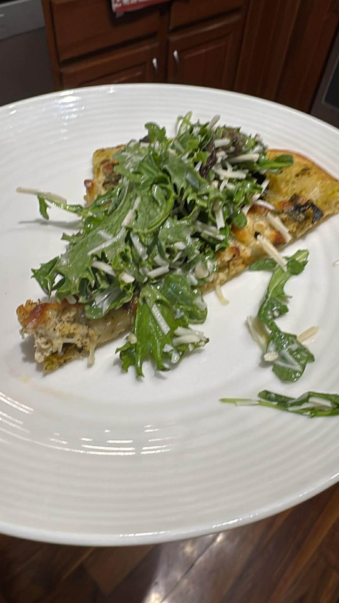 Chicken Caesar Salad Pizza