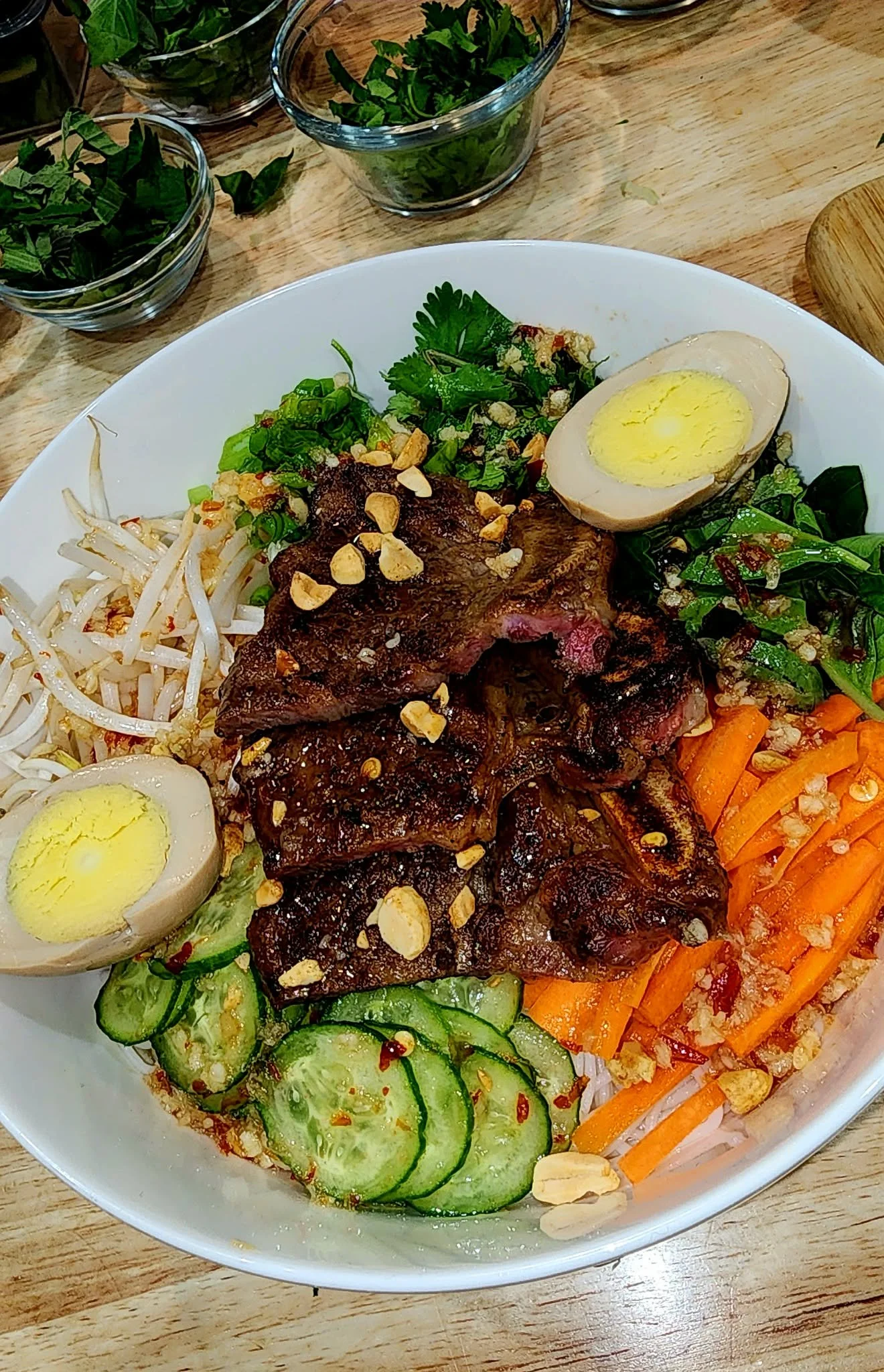 Grilled Korean Galbi Vermicelli Bowls