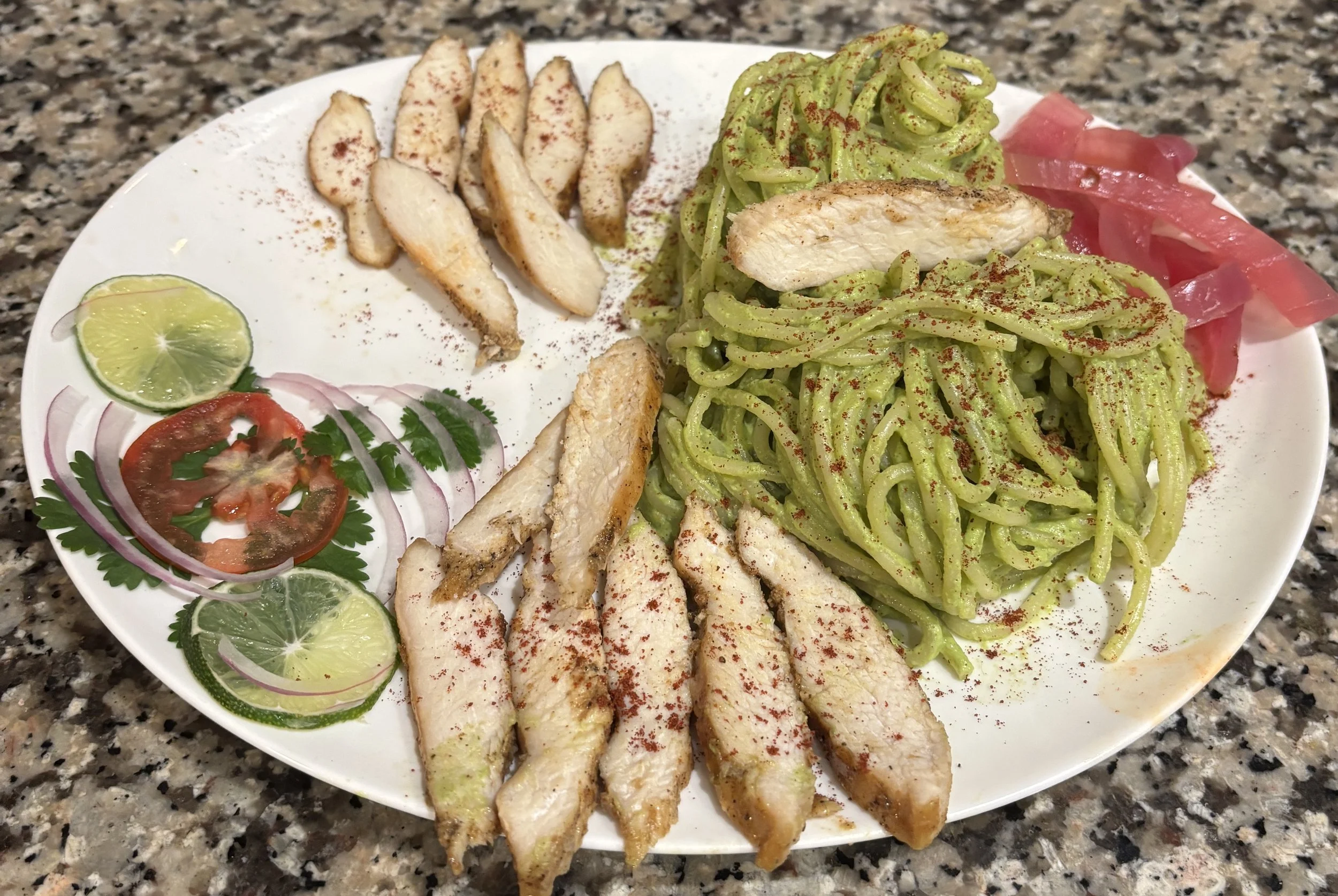 Green Poblano Spaghetti