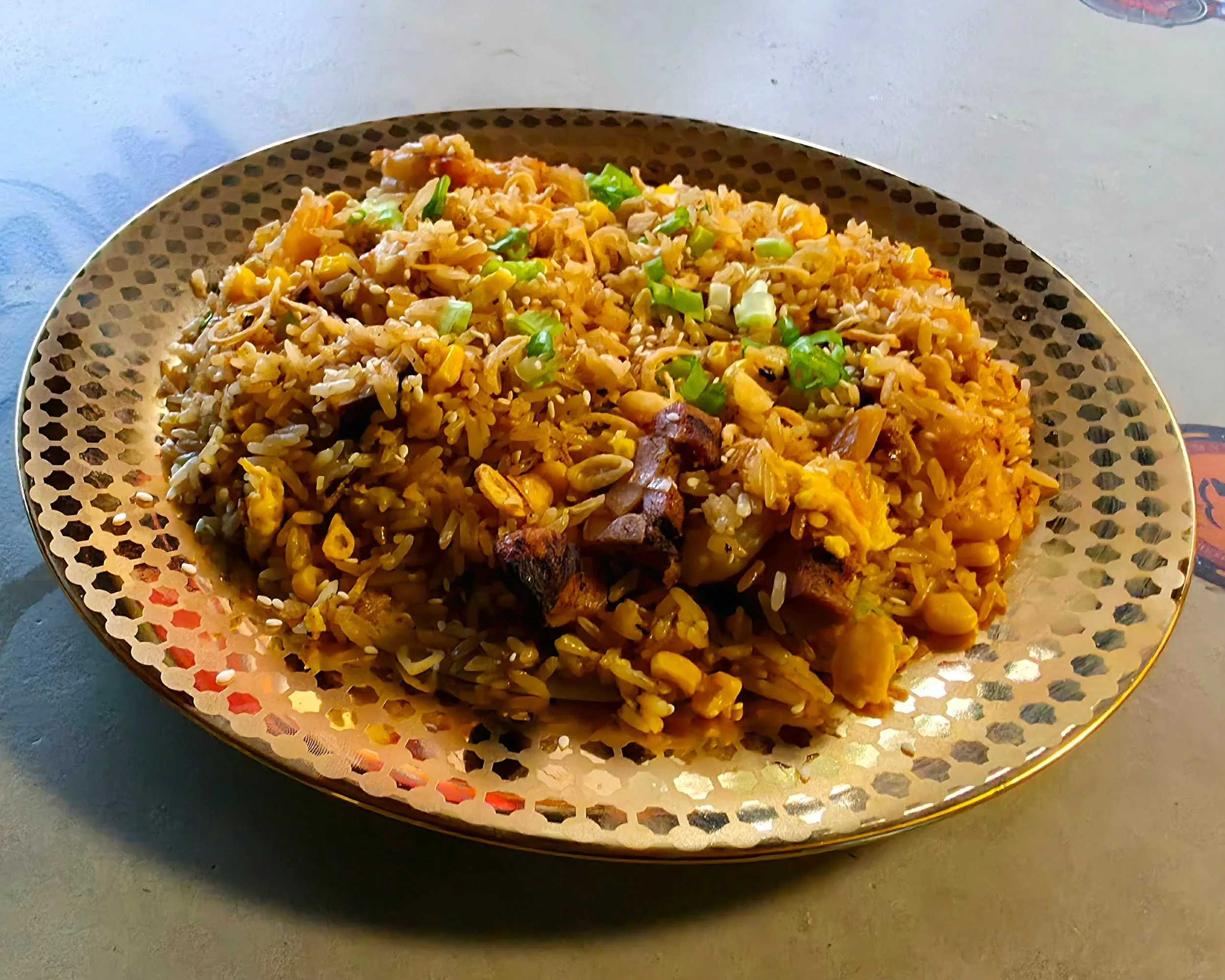 Chicken &amp; Shrimp Fried Rice