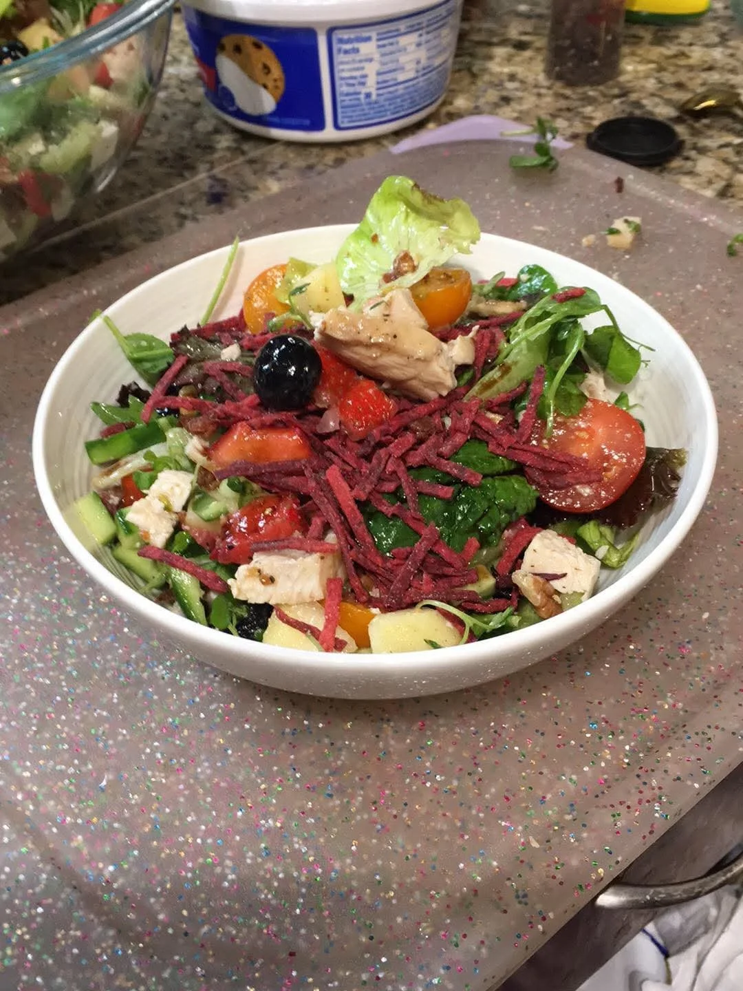 Harvest Crunch Salad with Balsamic Glaze
