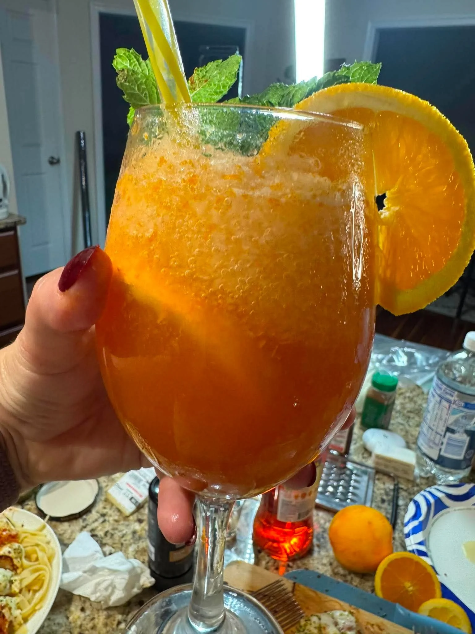 Frozen Pink Sunset Spritz