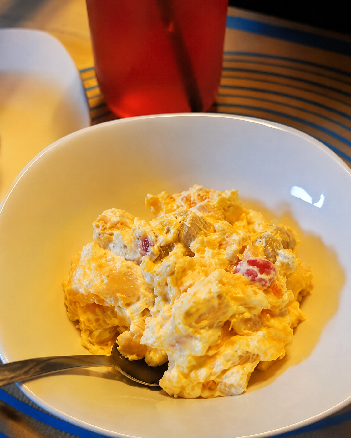 Fruit Salad with Vanilla Pudding &amp; Cool Whip