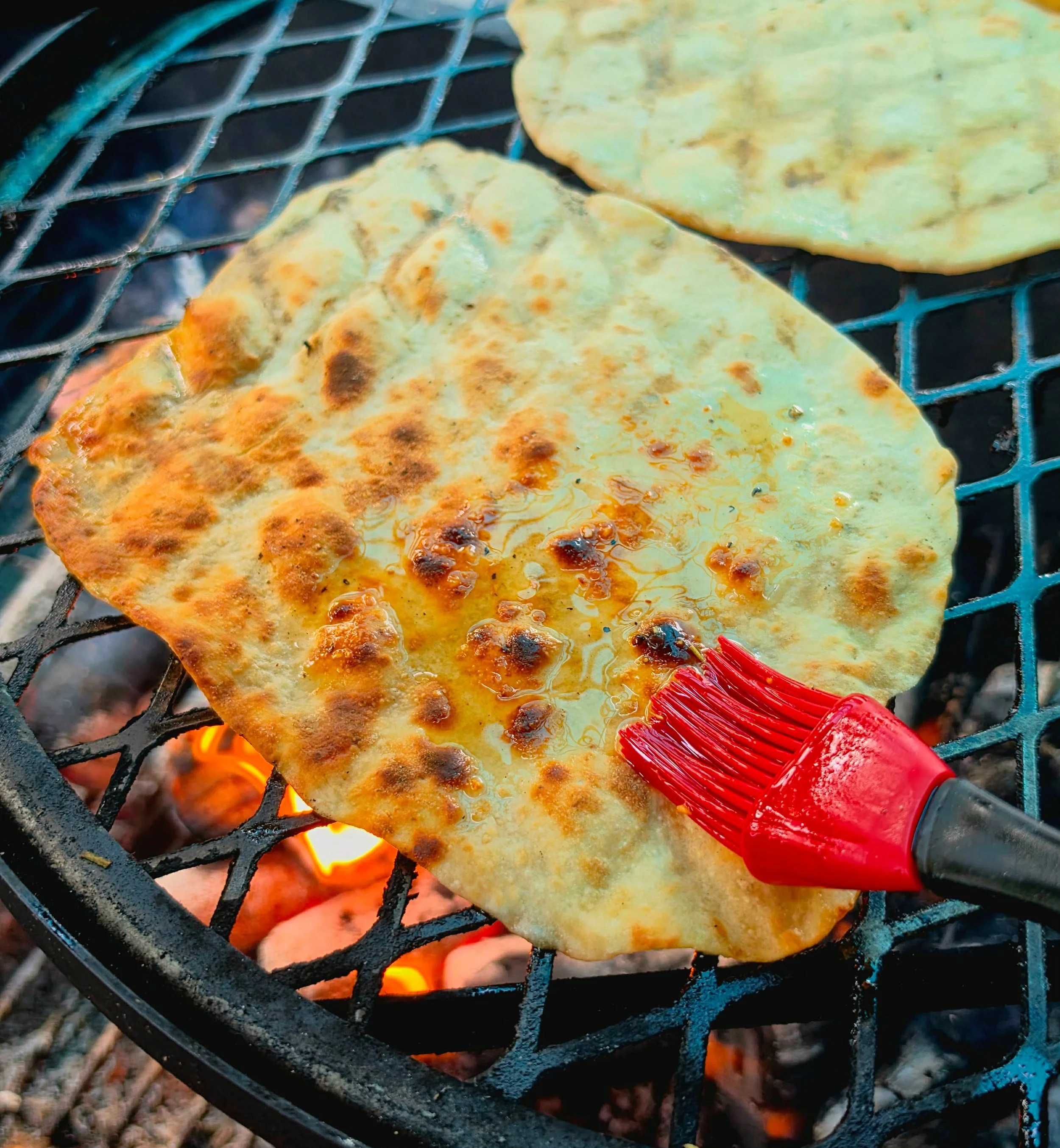 Fireside Garlic Naan