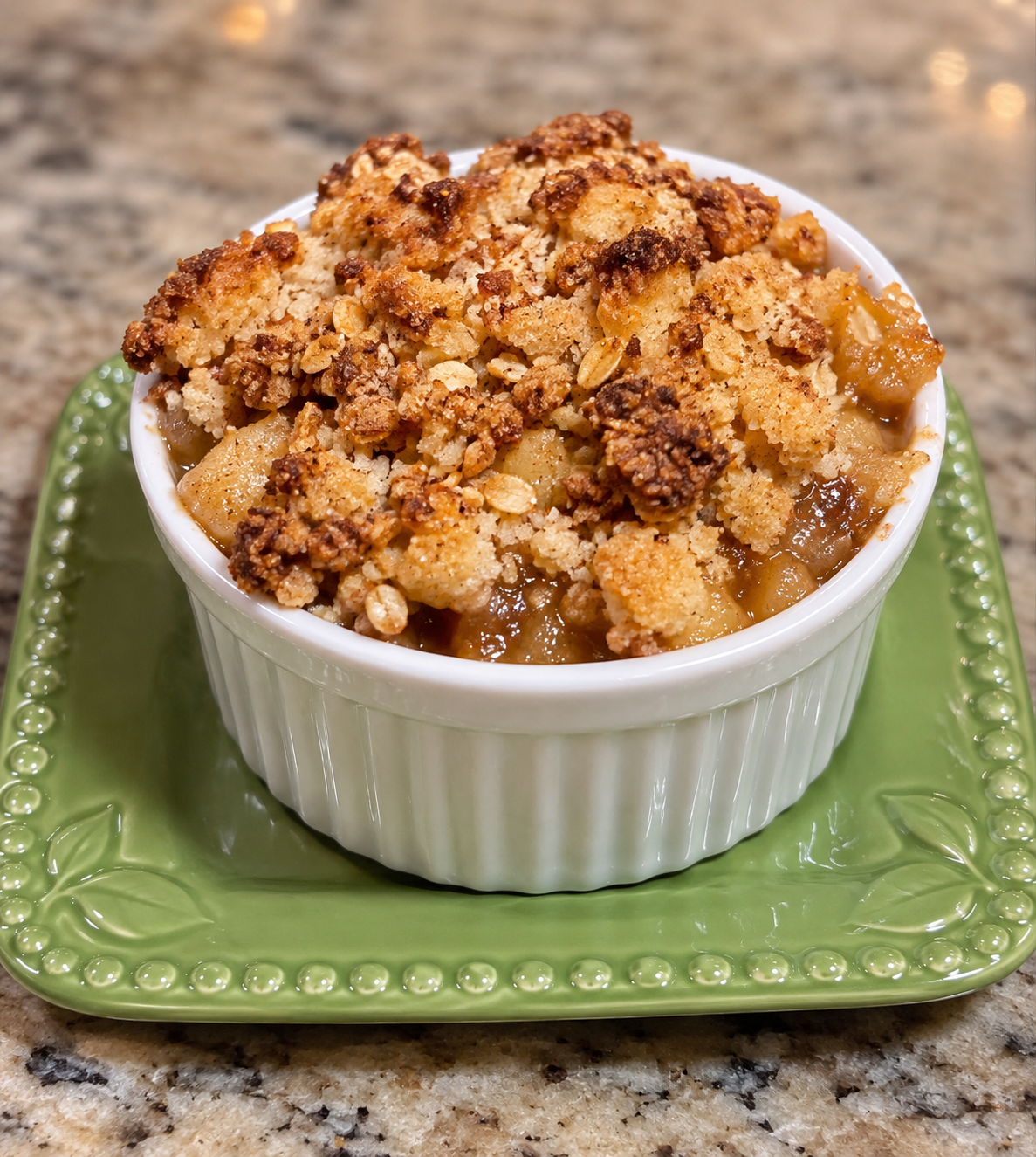 Caramel Apple Crisp