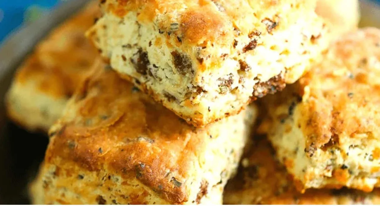 Loaded Sausage, Cheese & Jalapeño Biscuits