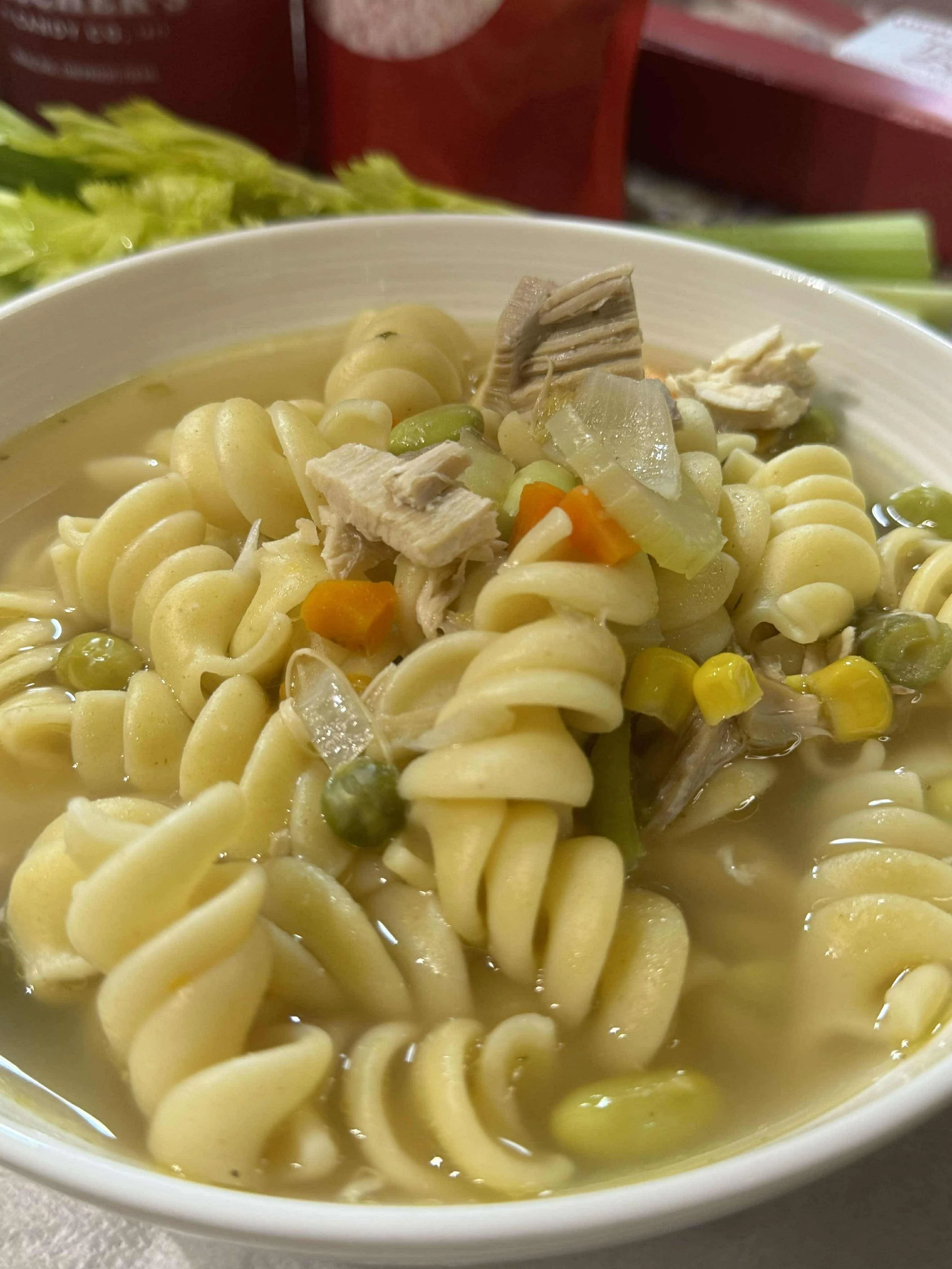 Leftover Turkey Soup