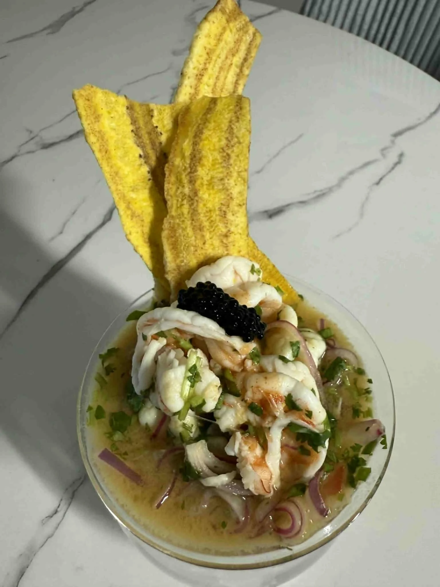 Ceviche de Camaron Ecuatoriano