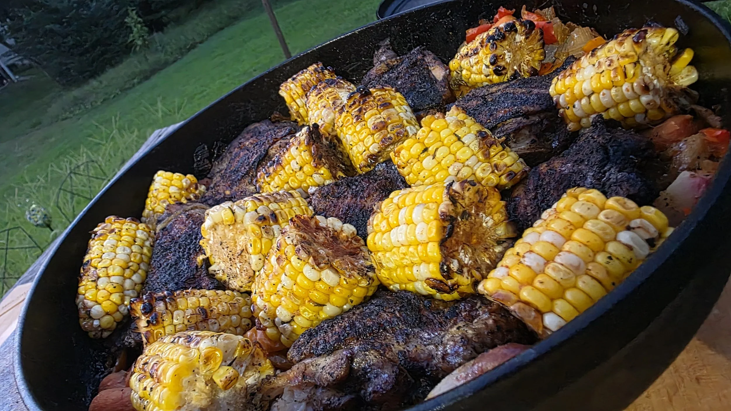 Mustardy Jerk Chicken Grill Pot