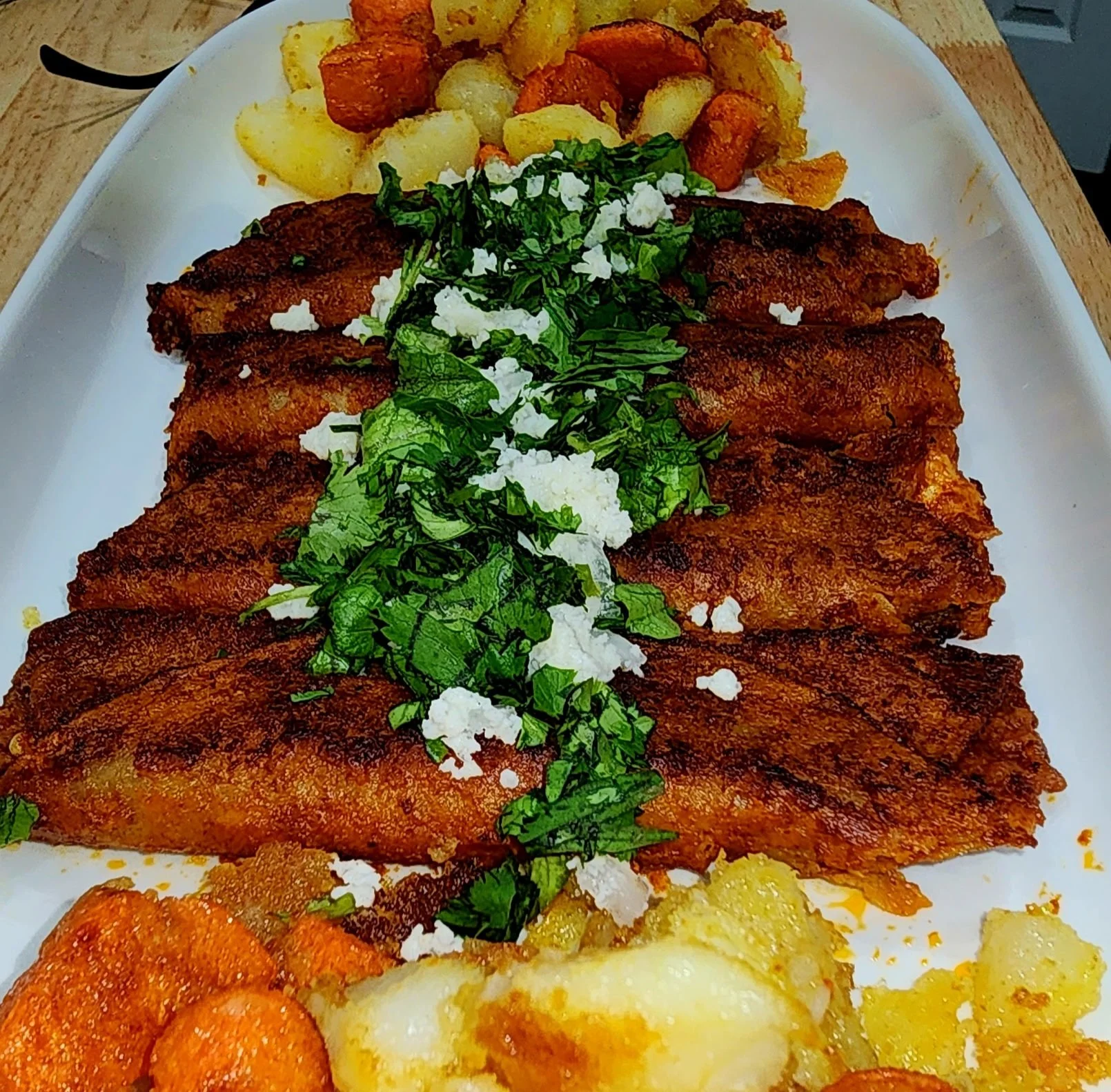 Authentic Enchiladas Rojas