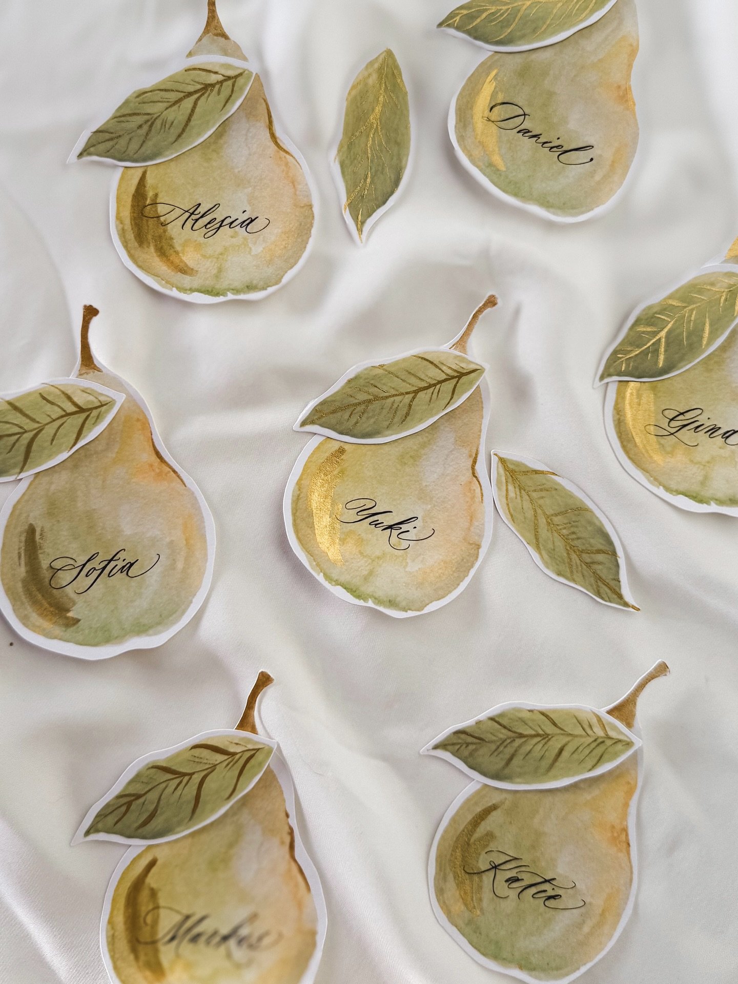 Now available in my shop! 🍐✨

These little pears started as an inktober experiment and I didn&rsquo;t expect so many of you to fall in love with them! I&rsquo;ve had many late nights playing and tweaking, finding ways to make them more order-friendl