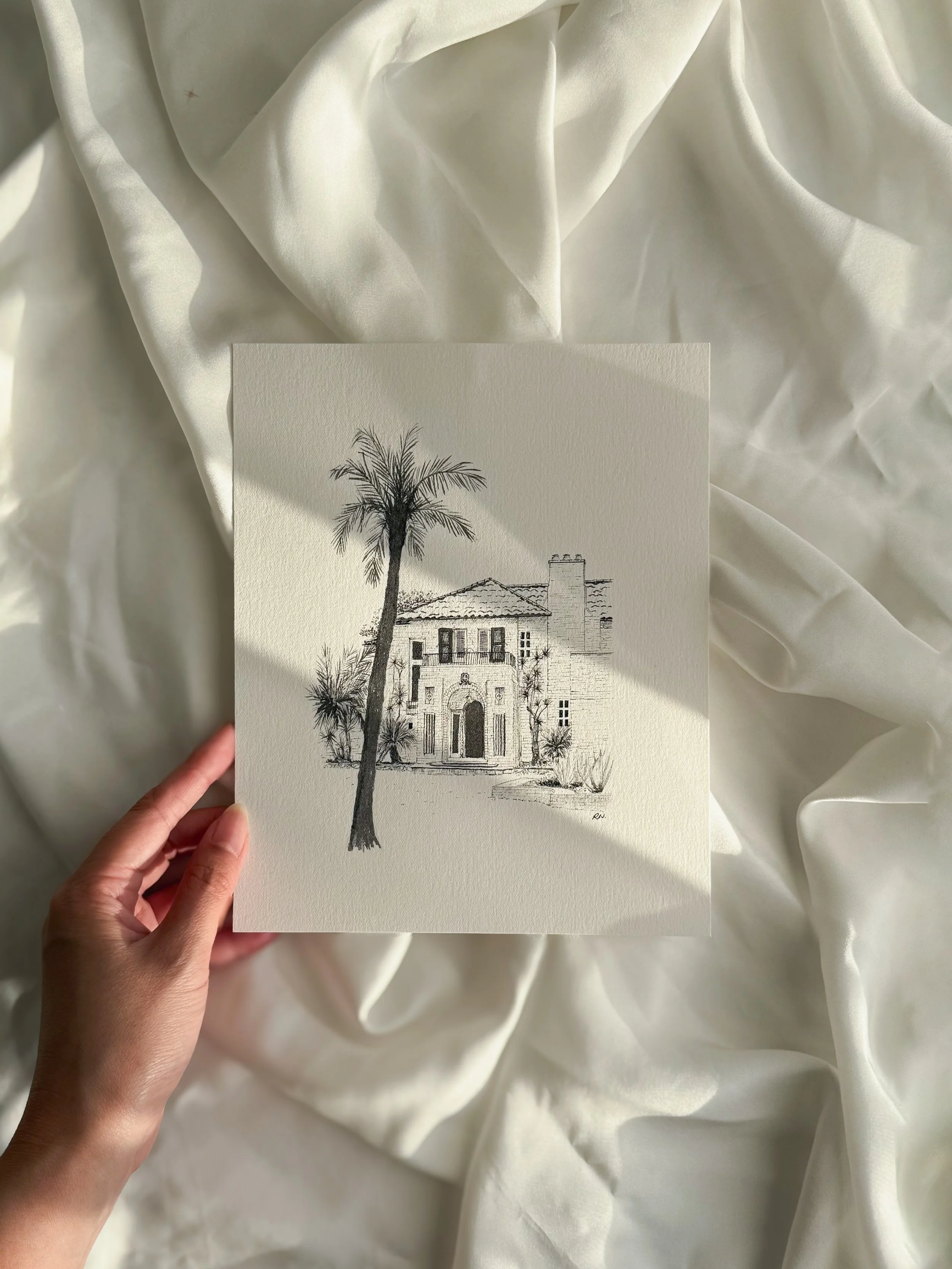 One of the most beautiful venues in Auckland @puketutuislandestate 

I created this piece to showcase at their open day and I wanted to capture just how much detail lives in this place. There&rsquo;s so much character from the romantic archway, soft 