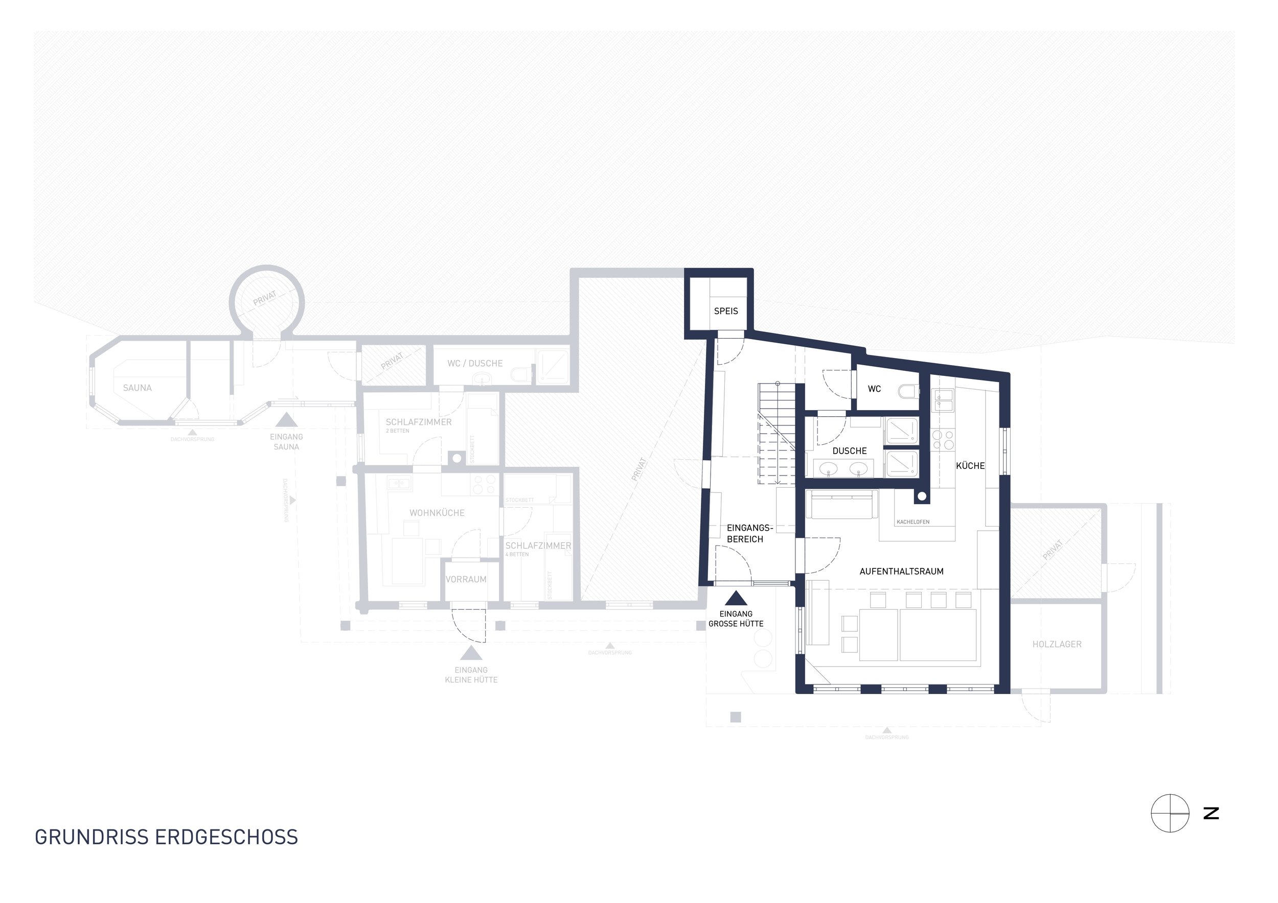 Grundriss EG Große Hütte