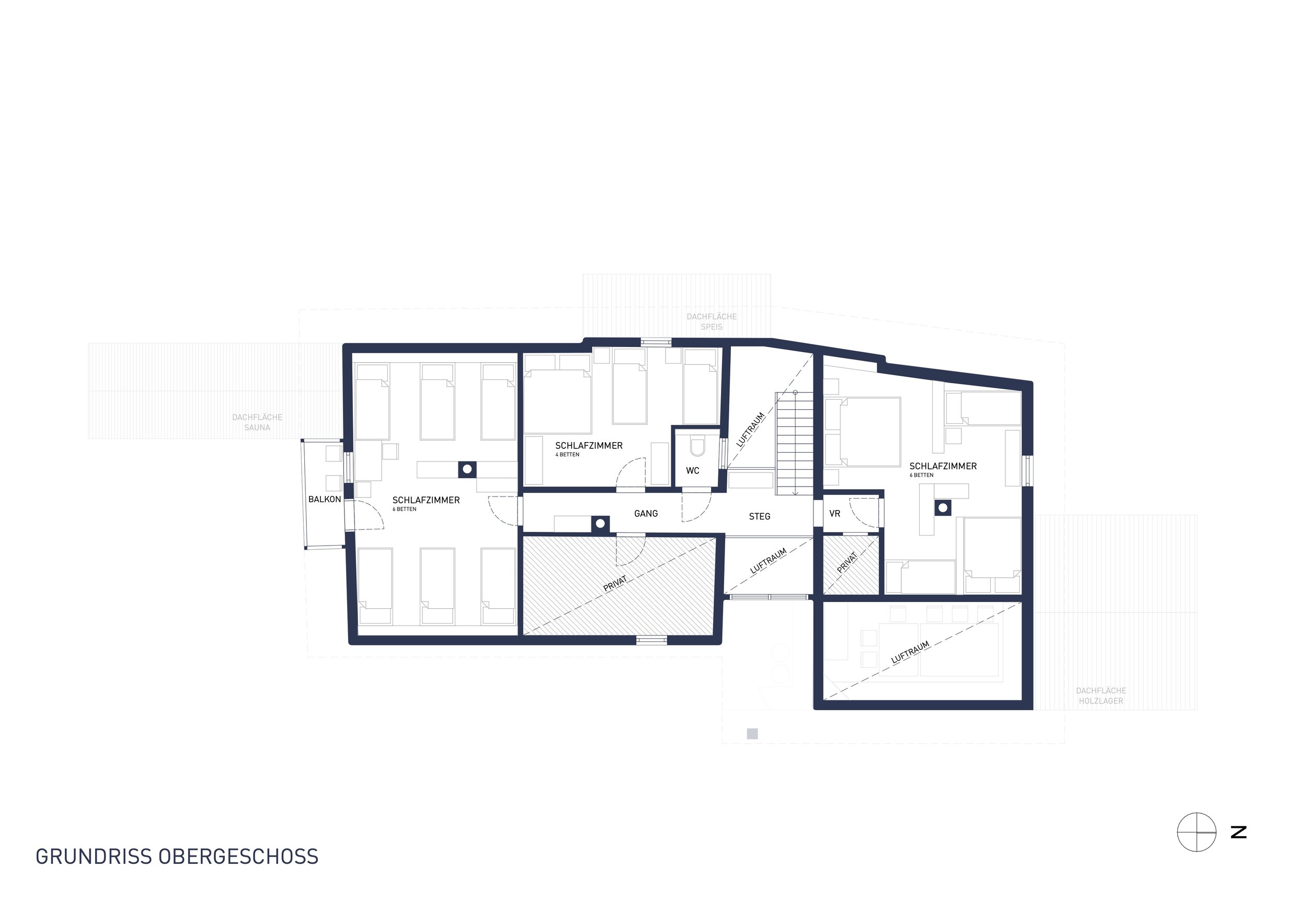 Grundriss OG Große Hütte