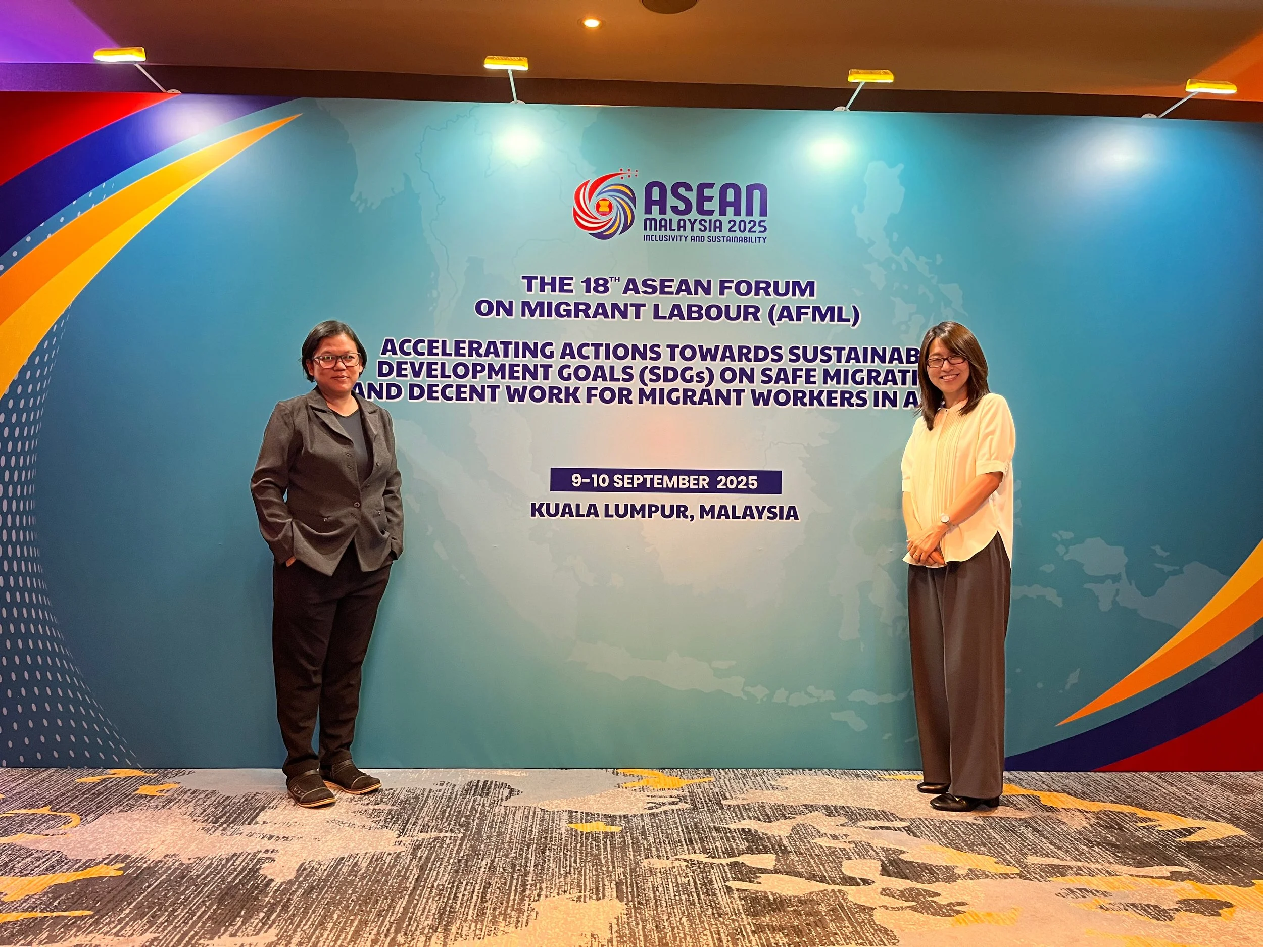 Dewi Amelia and Reiko Harima, Regional CSOs Representatives