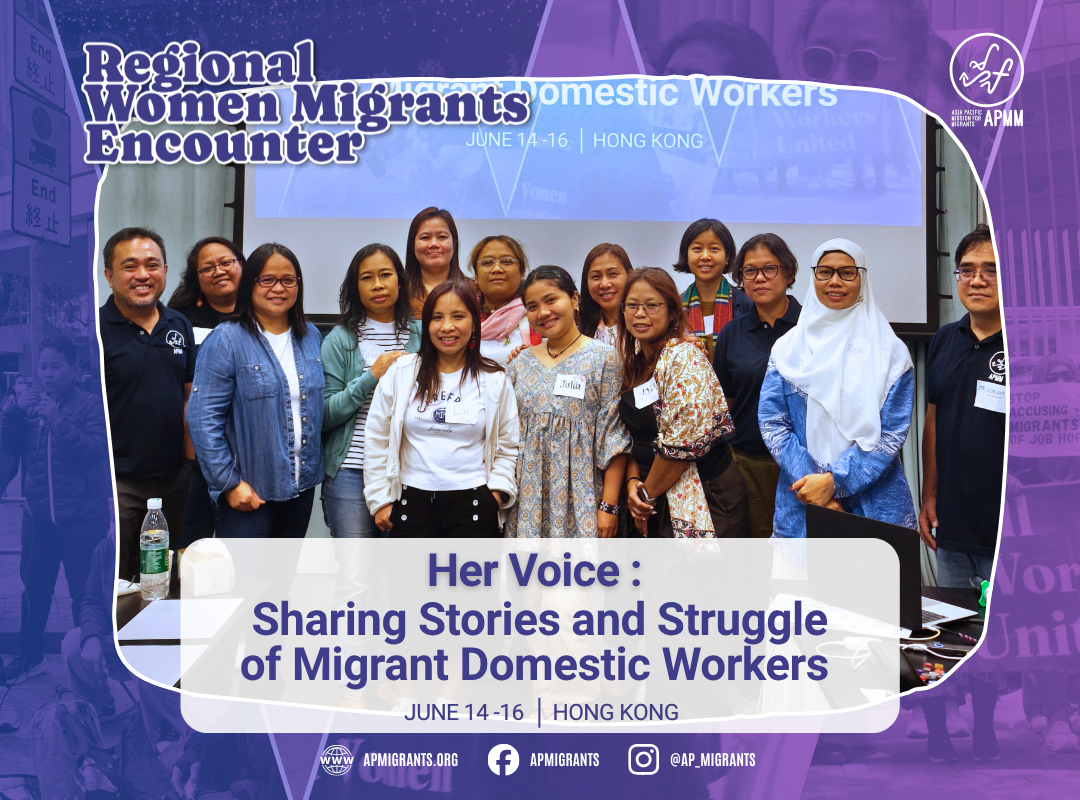 Migrant Domestic Workers Sharing Stories and Struggle