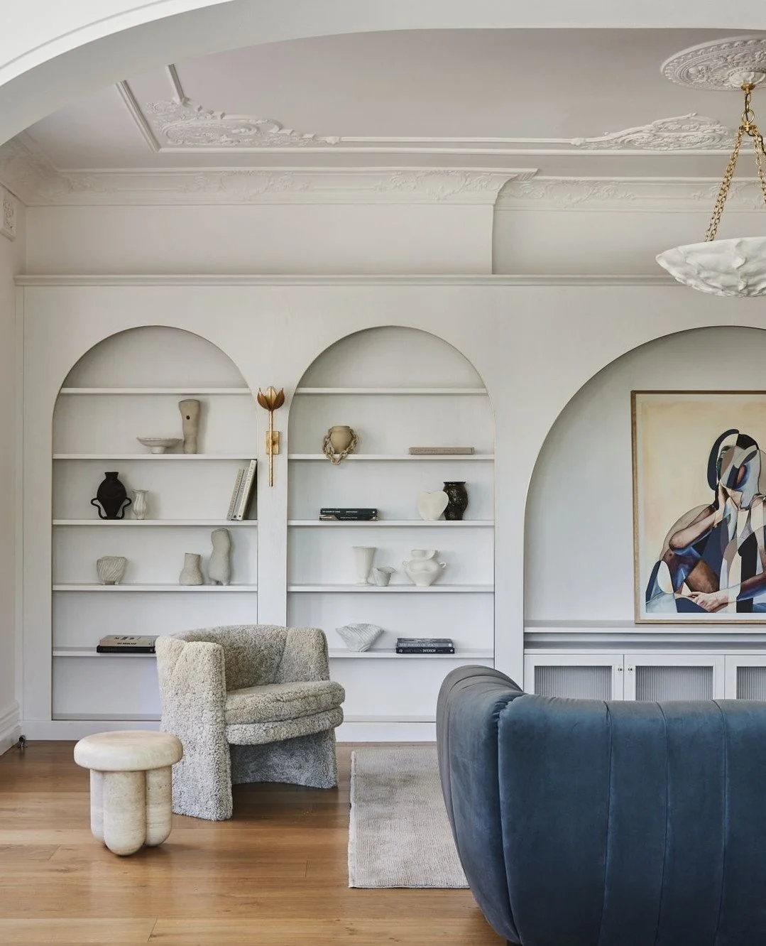 Architecture is a language, and every home has its own story.⁠
⁠
Here, arched joinery and ornate ceilings speak to heritage, while contemporary furniture and art introduce a modern perspective. The result is a dialogue between past and present, one t