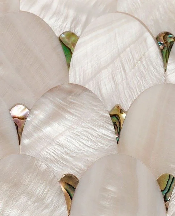 Texture brings a space to life.⁠
Materials like shell, stone and handmade finishes catch the light differently throughout the day, creating movement and softness without relying on colour.⁠
⁠
Design isn&rsquo;t just about how a space looks . . . it&r