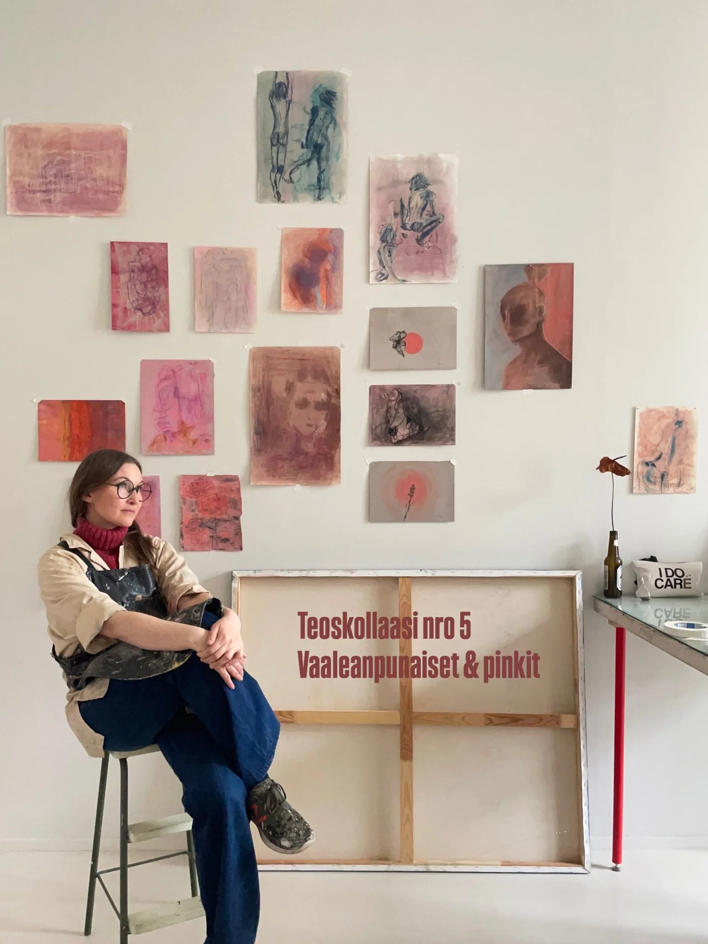 T&auml;t&auml; olette odottaneet 🌸 vaaleanpunaiset &amp; pinkit 

Viides teoskollaasi k&auml;sitt&auml;&auml; mm. muutamia kasvi- ja kukkahavaintoja, ihmisfiguureita, yhden vaaleanpunaisen r&ouml;yhel&ouml;paitatutkielman ja pari @katriina.eleonoora