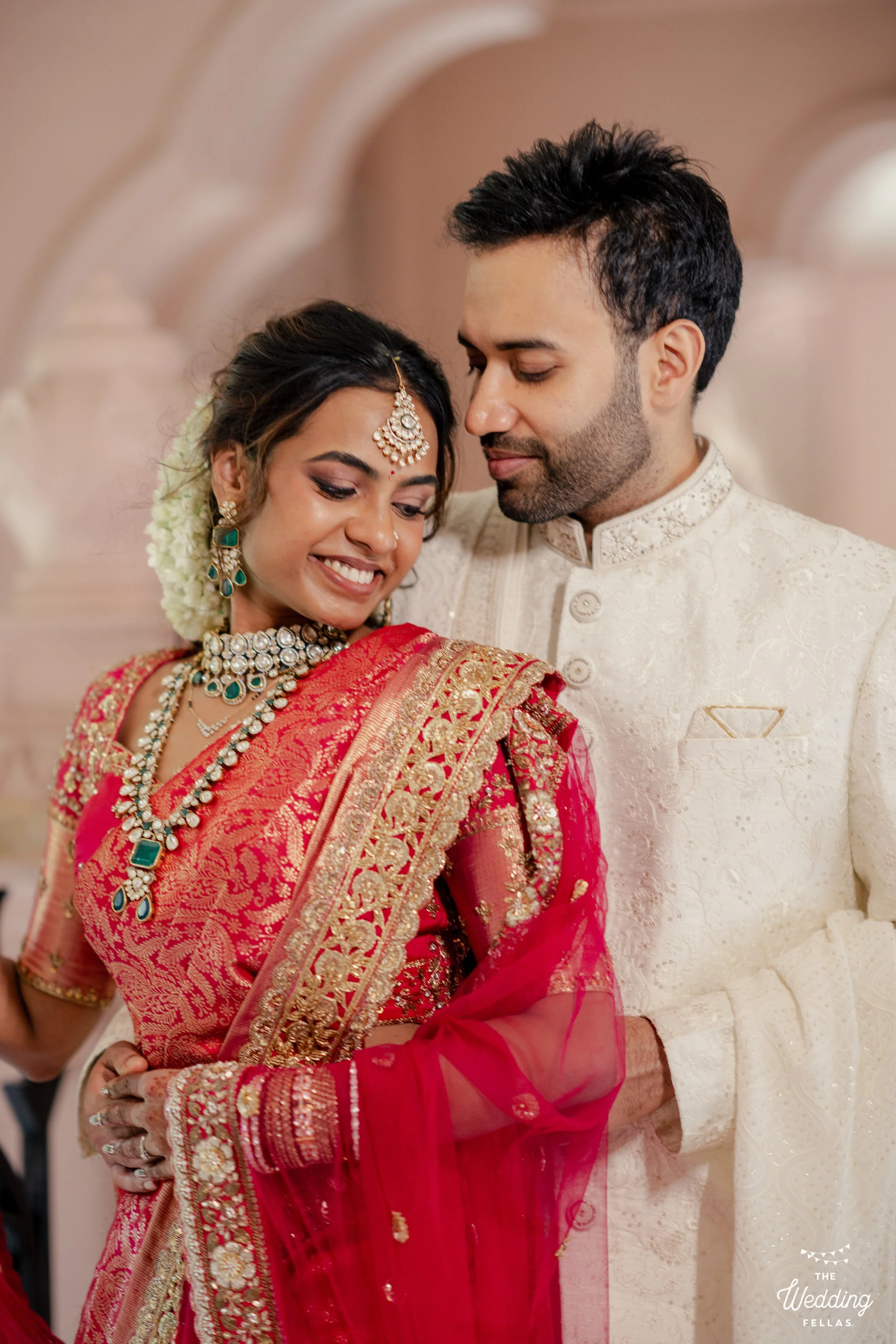 Bride and groom during muhurtham | The Wedding Fellas | Wedding Photographer in Bangalore & Hyderabad