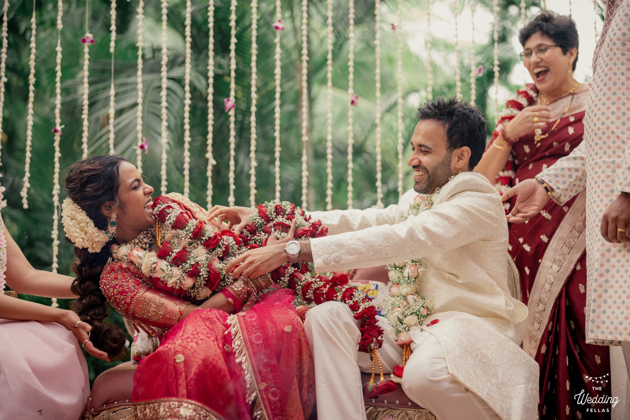 Bride and groom during muhurtham | The Wedding Fellas | Wedding Photographer in Bangalore & Hyderabad