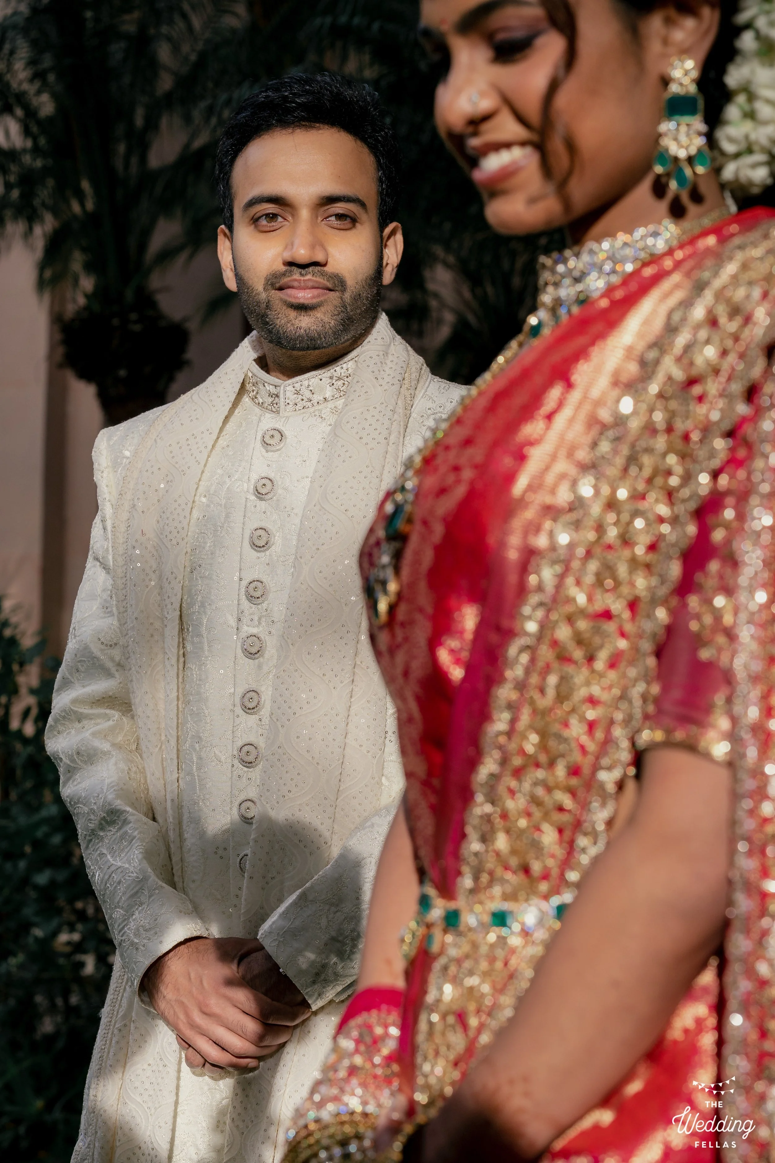 Bride and groom during muhurtham | The Wedding Fellas | Wedding Photographer in Bangalore & Hyderabad