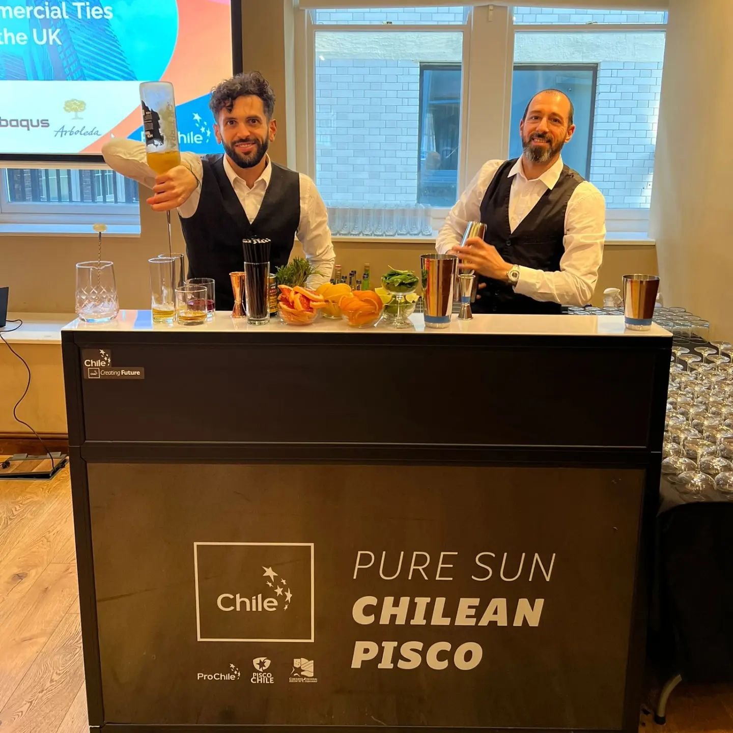 It was so much fun this week making Pisco based cocktails at the Chilean embassy for @s_d_r_events .
5 different serves to enhance 5 styles of pisco specifically designed for Pro-Chile .

Looking forward to the next one at the end of the month .

#be