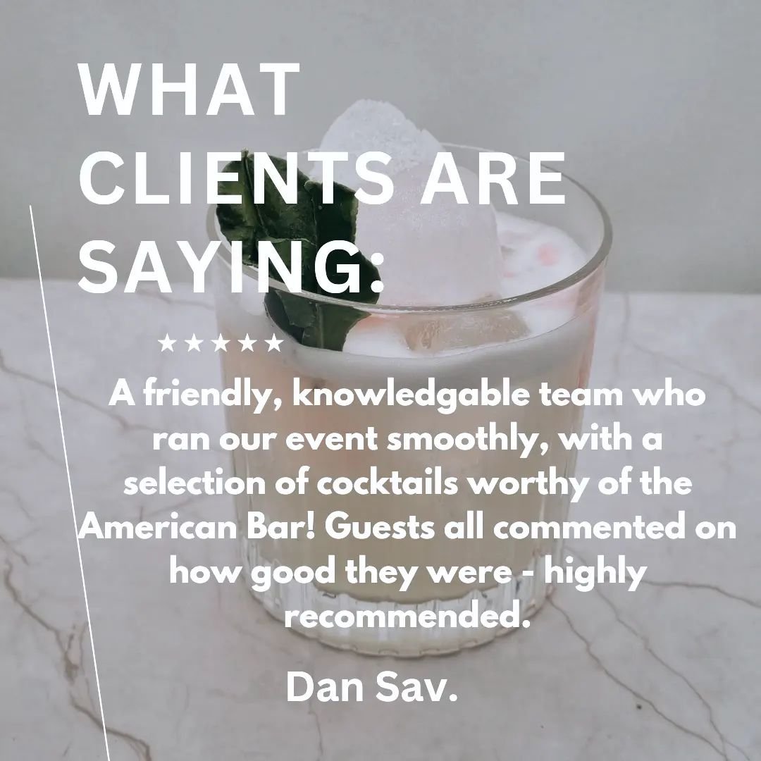 So it seems Dan and his guests were very happy with our service on last week's house party , and you ?
Have you booked yours ?

#housepartyideas #houseparty #mixologyservices #mixologistforhire #mobilebartending #mobilebarsforhire #bespokerecipes #be