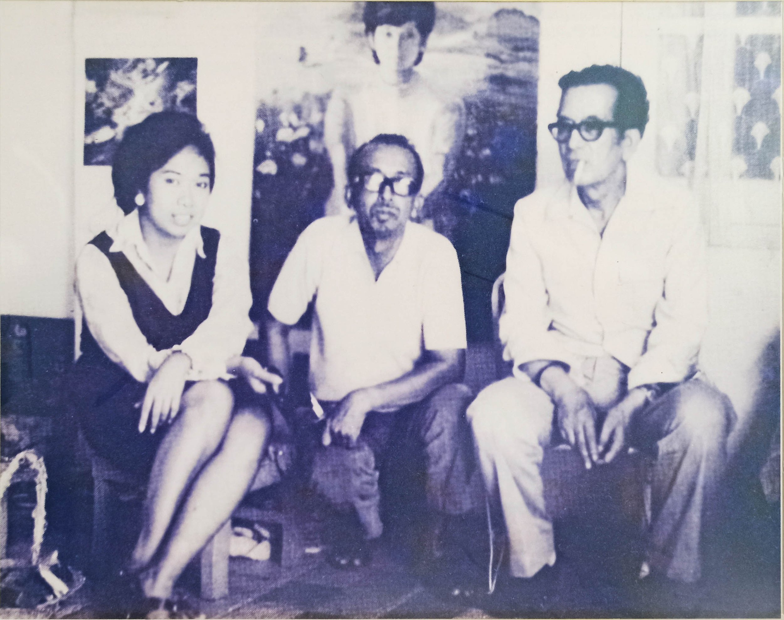 A picture of Toeti, S Sodjojono and Salim