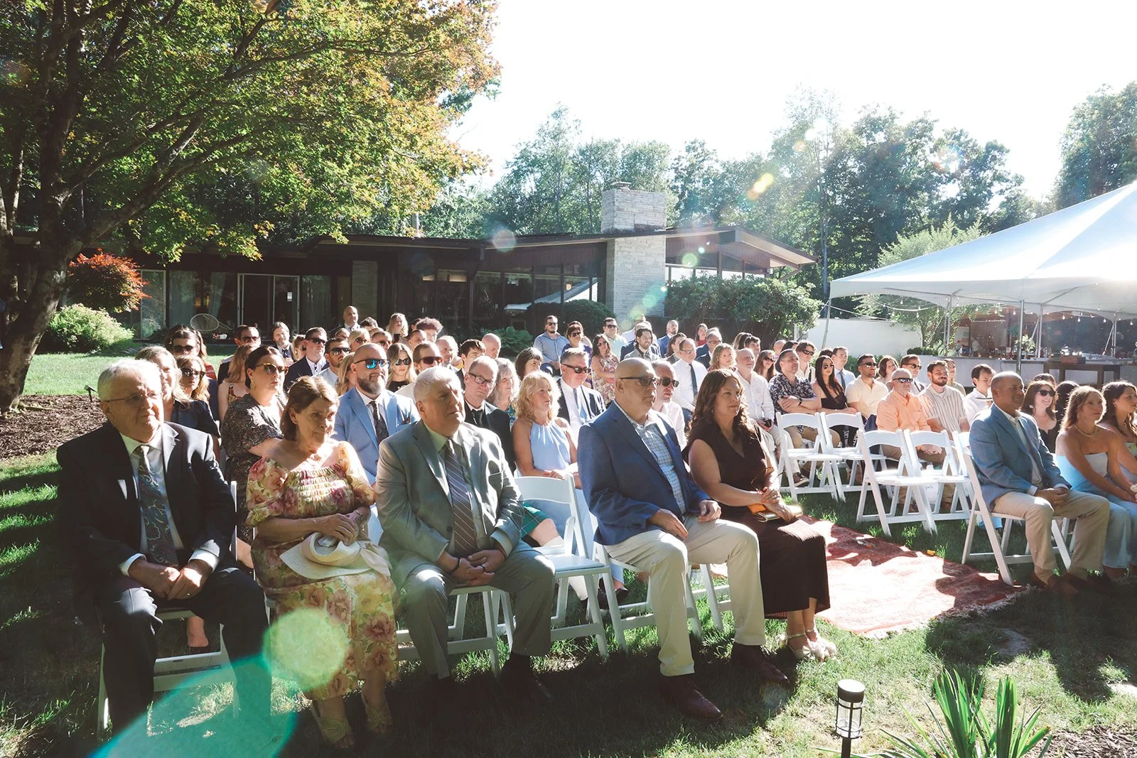 The Mod House ceremony space holds 125