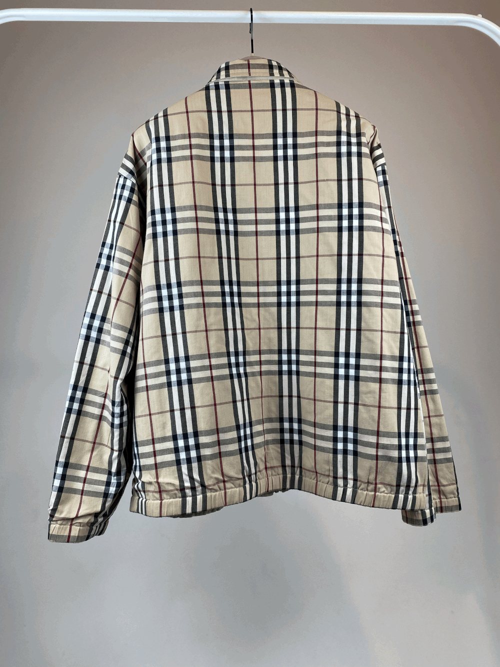 Burberry Unisex Reversible Nova Check Cotton Jacket — Check It Vintage