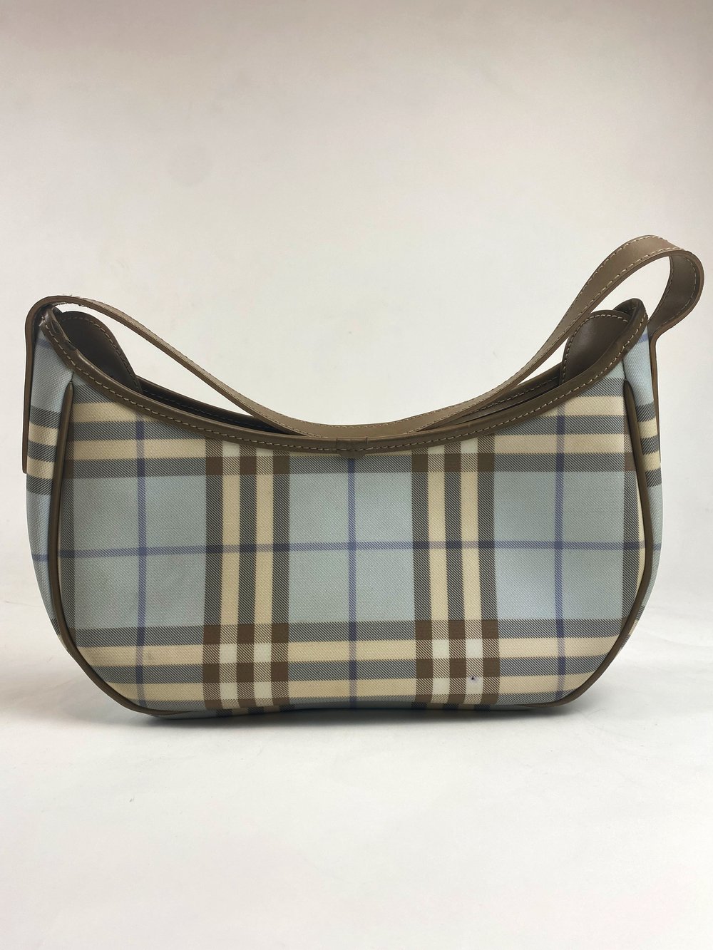 Burberry Baby Blue Nova Check Shoulder Bag — Check It Vintage
