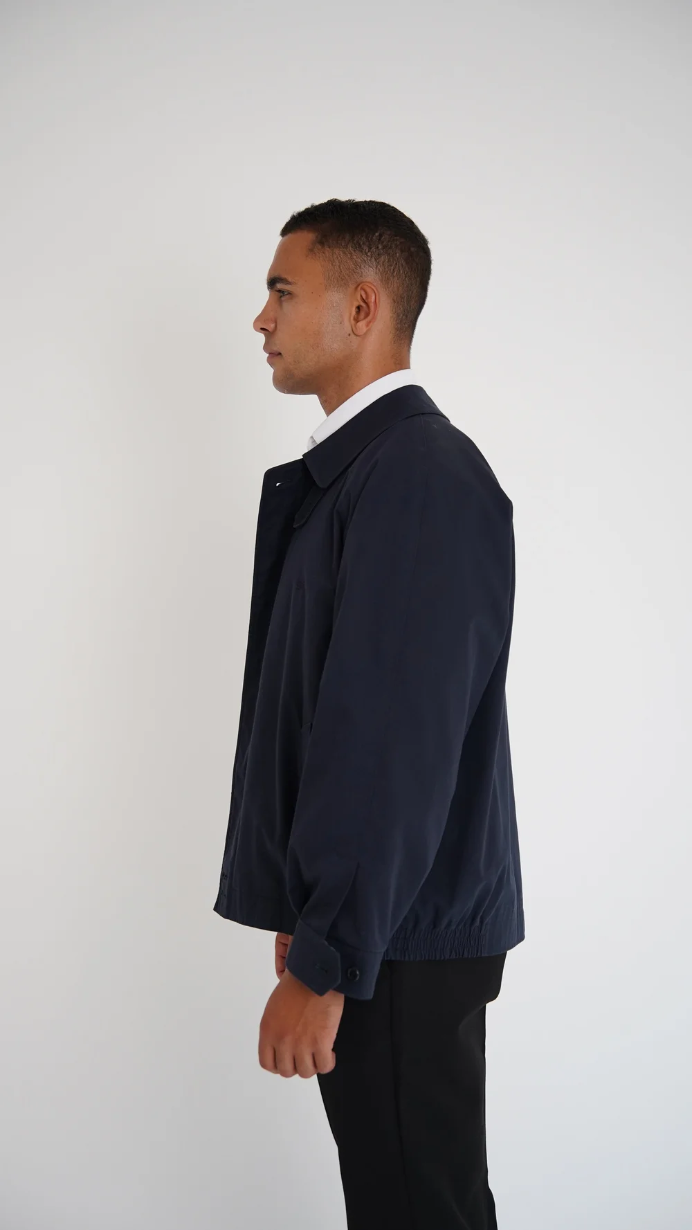 90s BURBERRYS navy harrington jacket 日本製 90s BURBERRYS navy