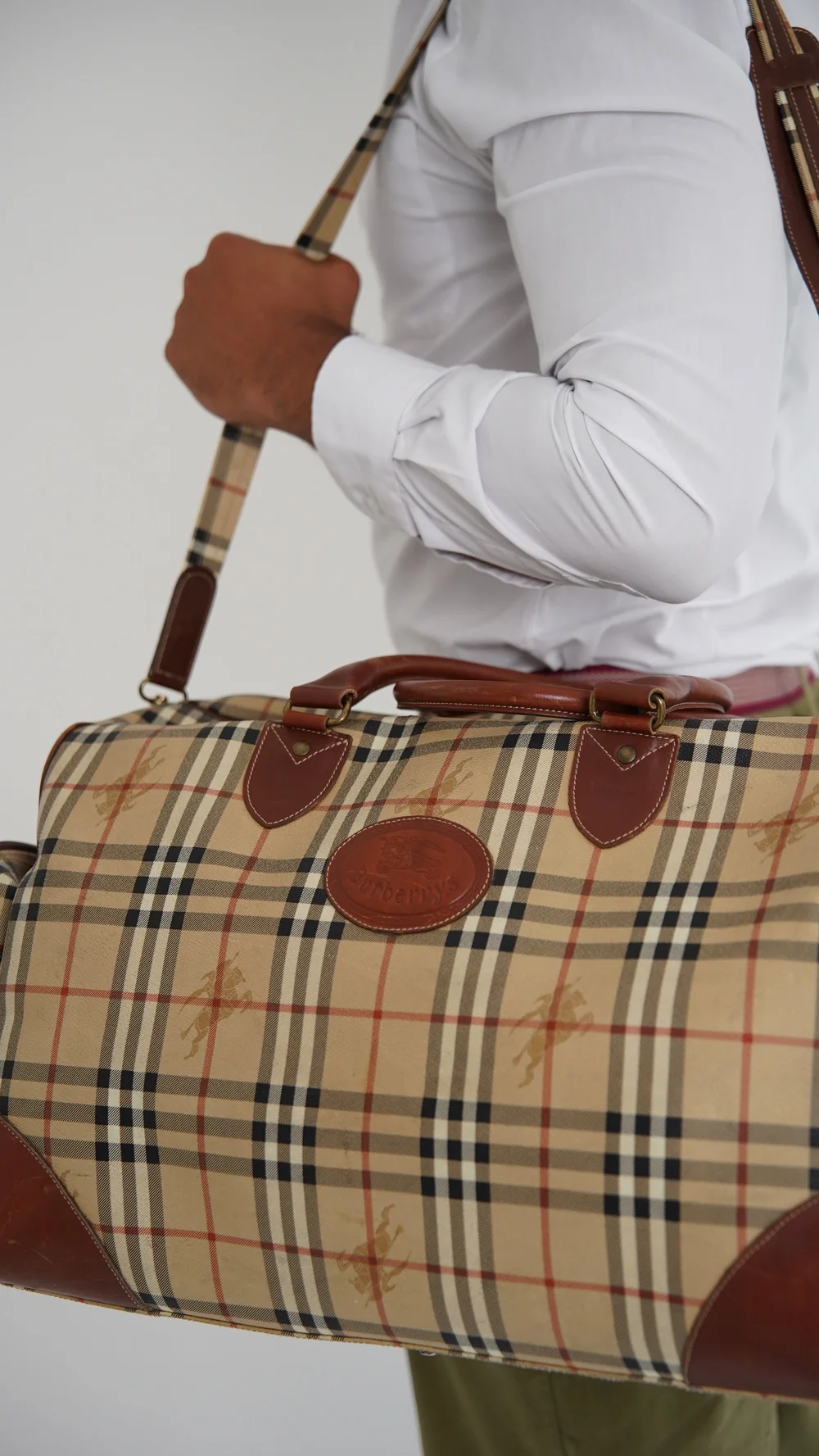 Vintage Burberry Boston Holiday Bag — Check It Vintage