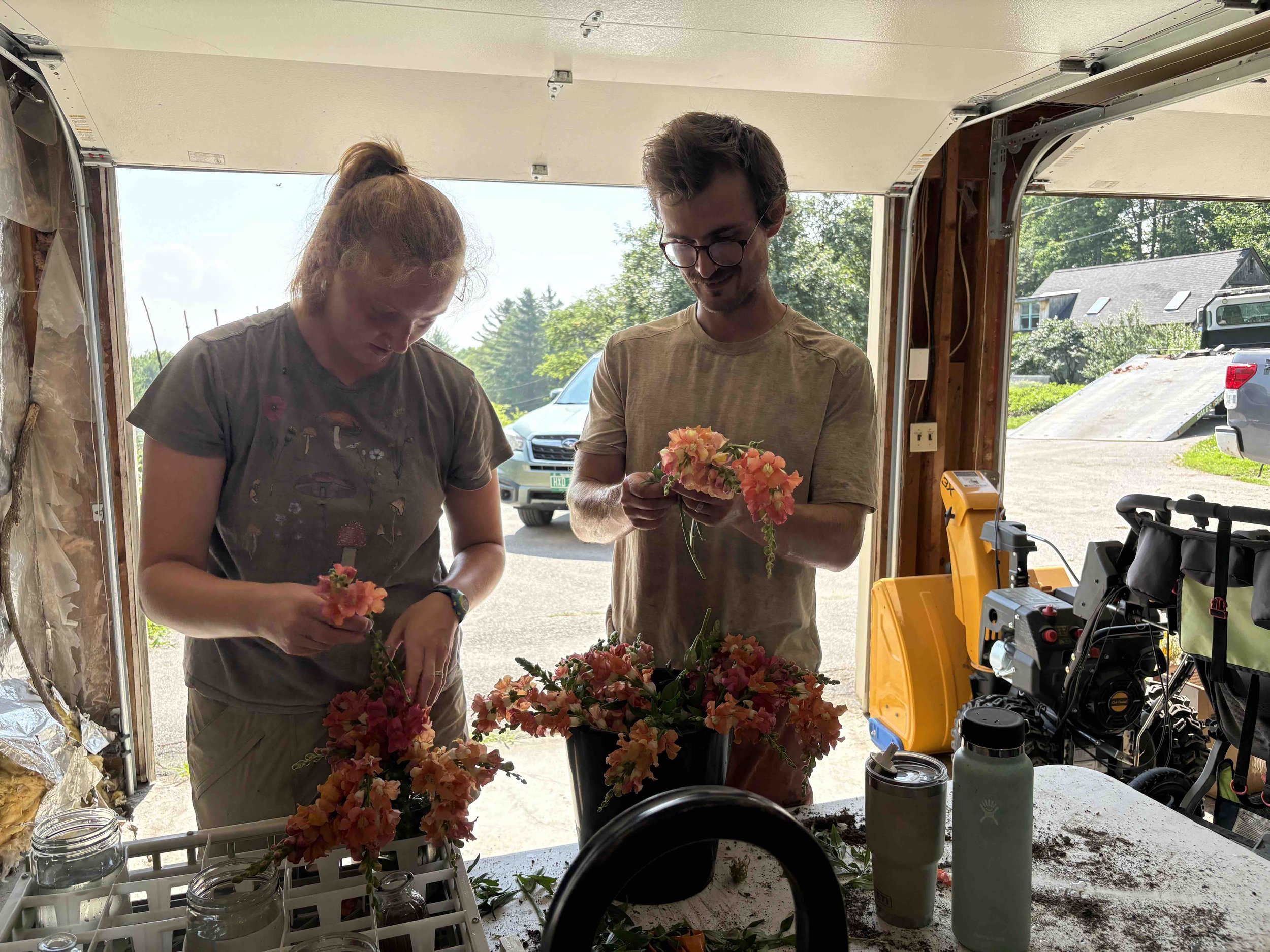 Sam and Ava making arrangements .jpg