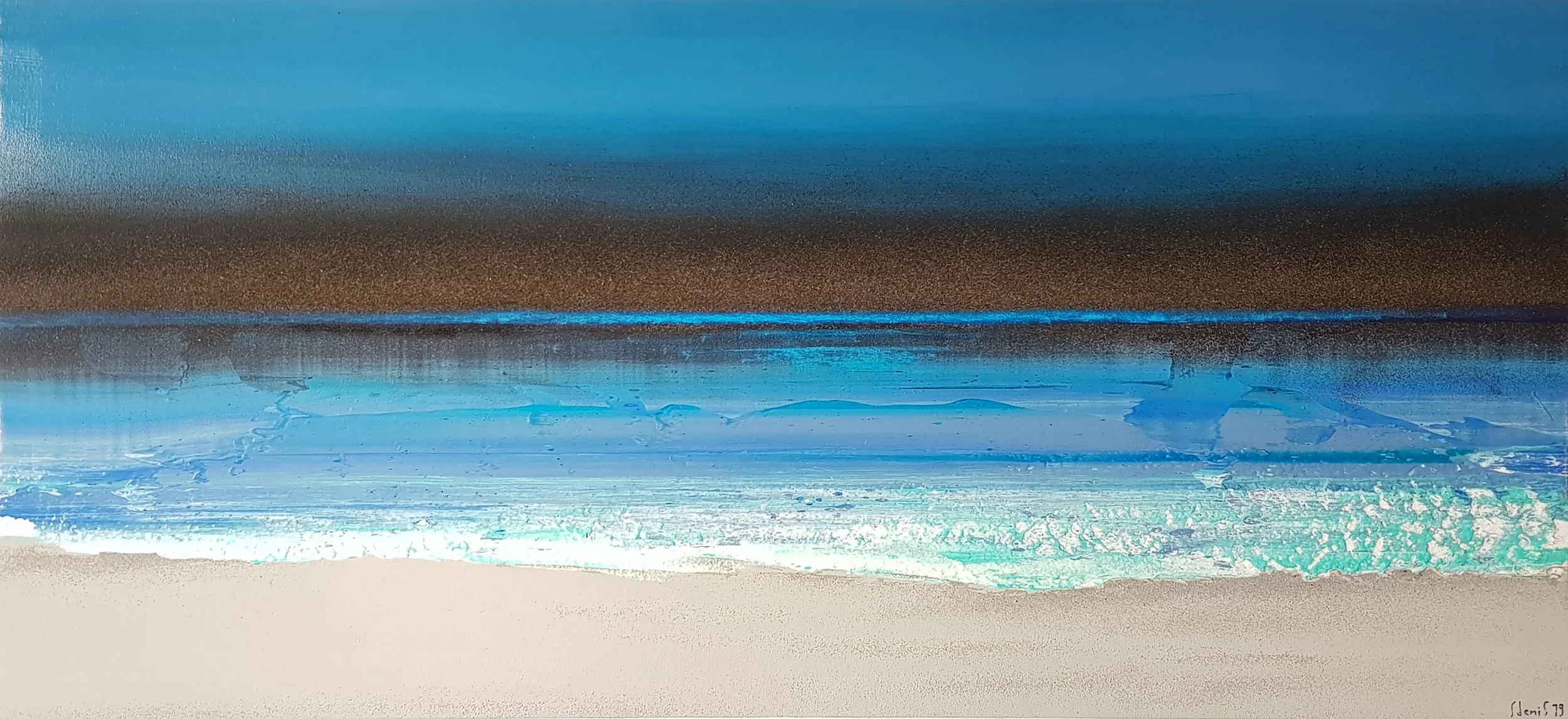 Line, 2019, 145x65, acrylic, volcanic sand on canvas.jpg