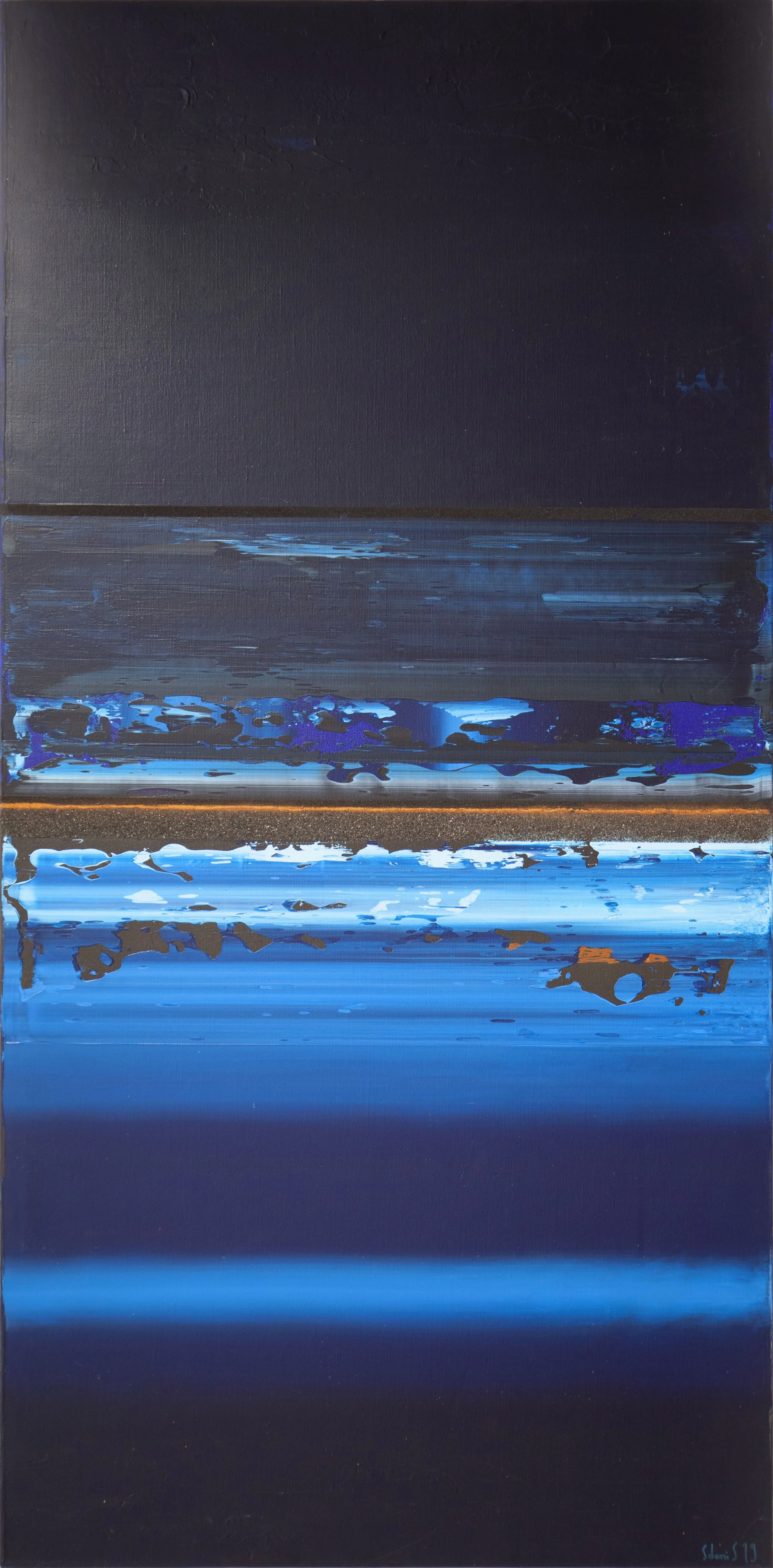 Horizons, 2019, 100x200cm, acrylic, volcanic sand on canvas Web.jpg