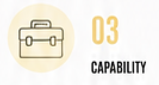an icon for number 3 - Capability