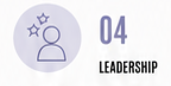 an icon for number 4 - Leadership