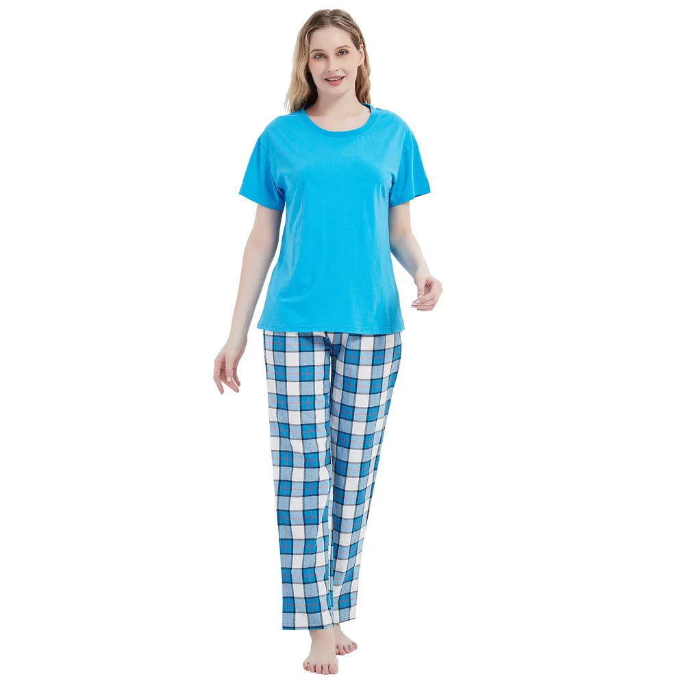 LADIES SHORT SLEEVE PYJAMA SET