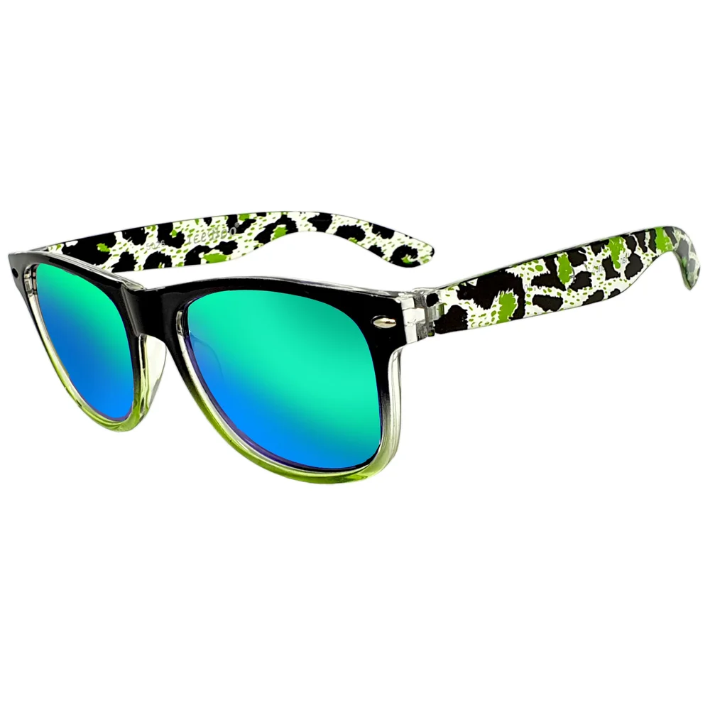 SUNGLASSES+GREEN+DEMI+FRAME+  display picture 1
