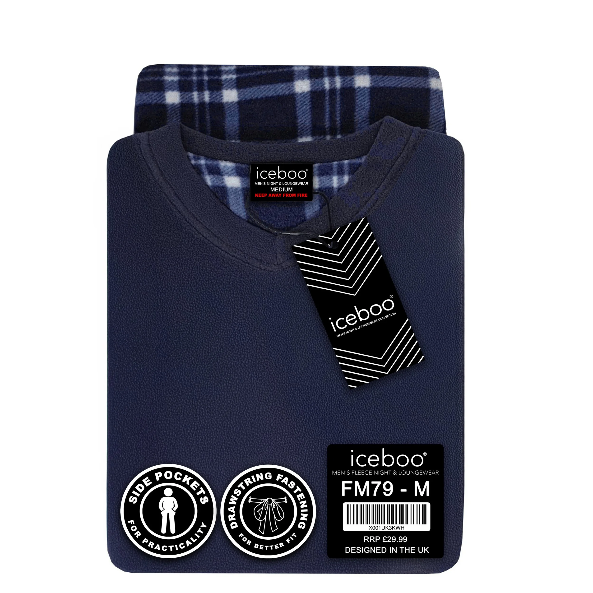 iceboo.com Mens Fleece Pyjamas Set Soft.jpg