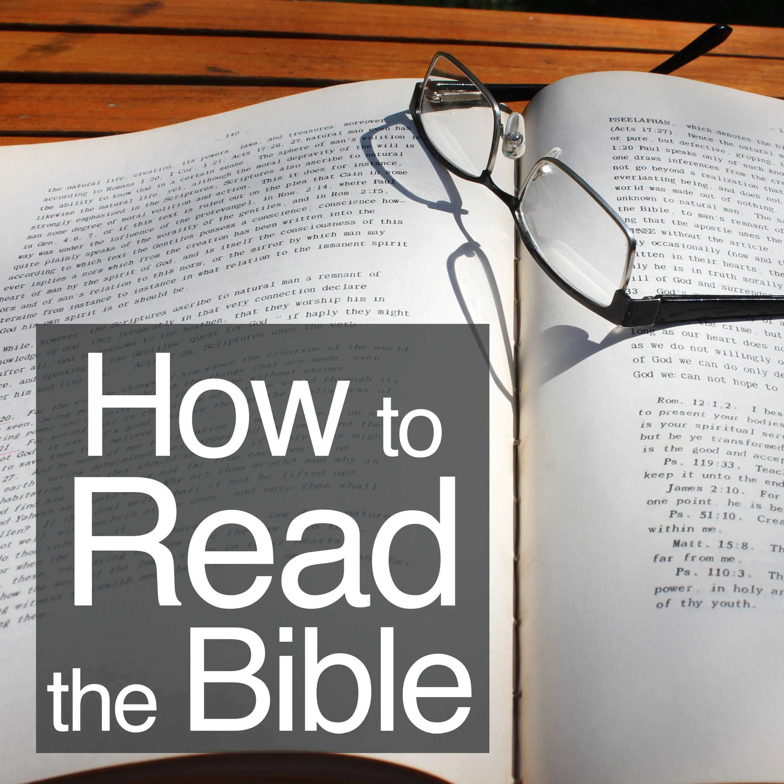 How To Read the Bible
