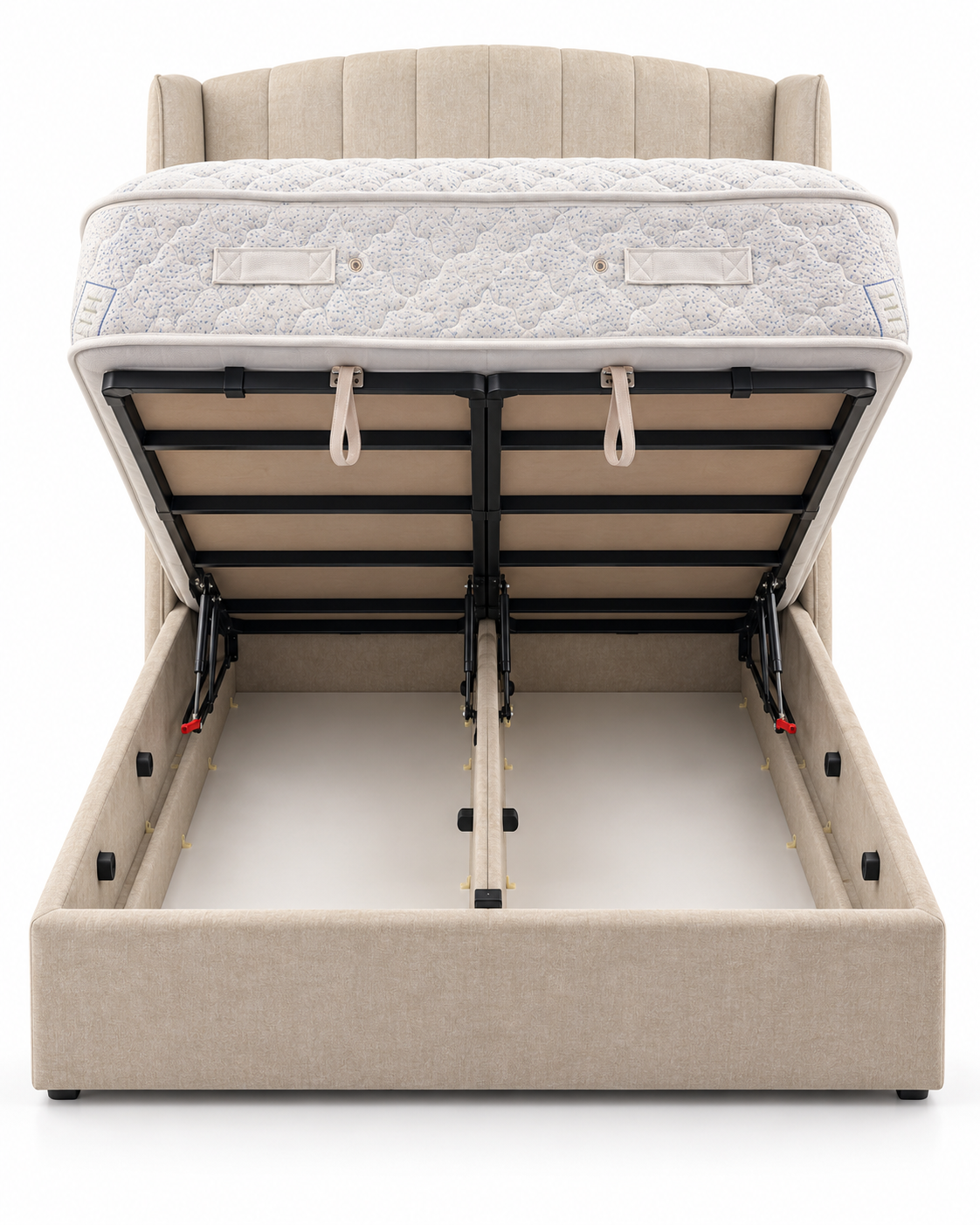 Ashford Storage Modern Upholstered Storage Bed Open.png